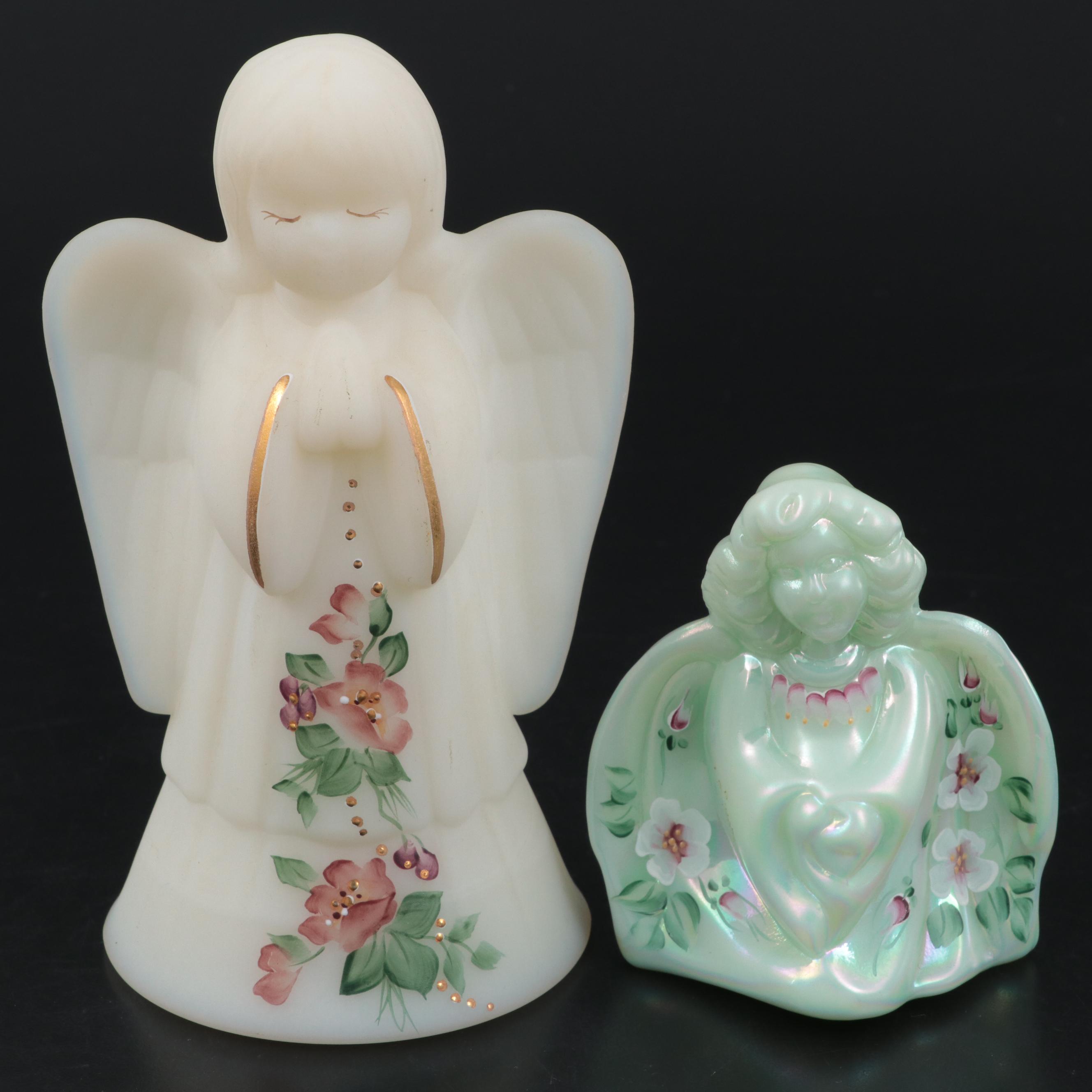 Fenton Hand-Painted Glass Figurines
