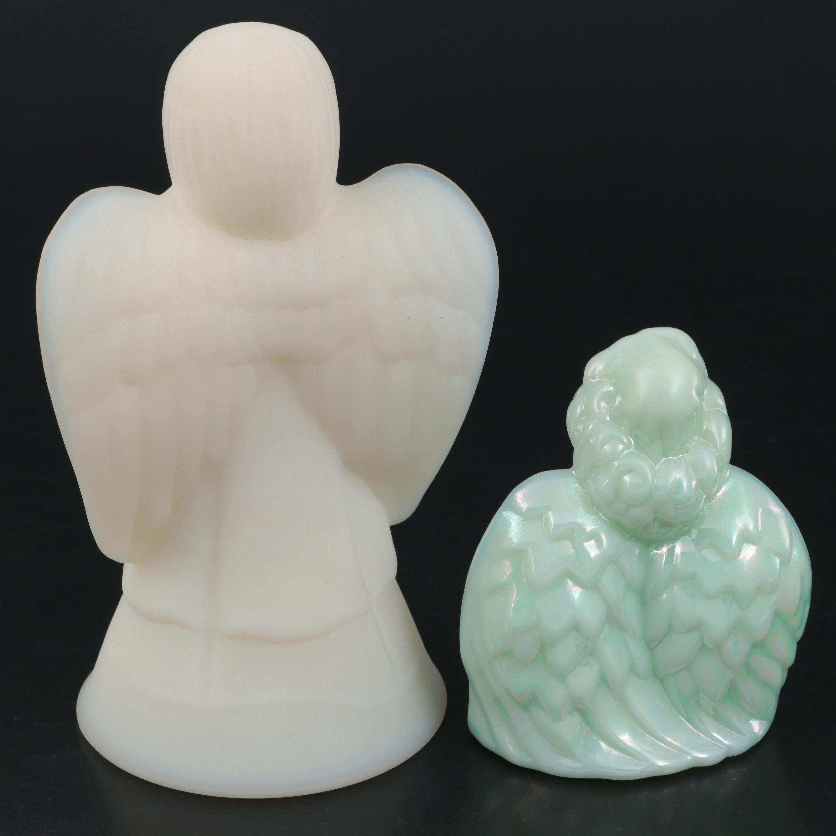 Fenton Hand-Painted Glass Figurines