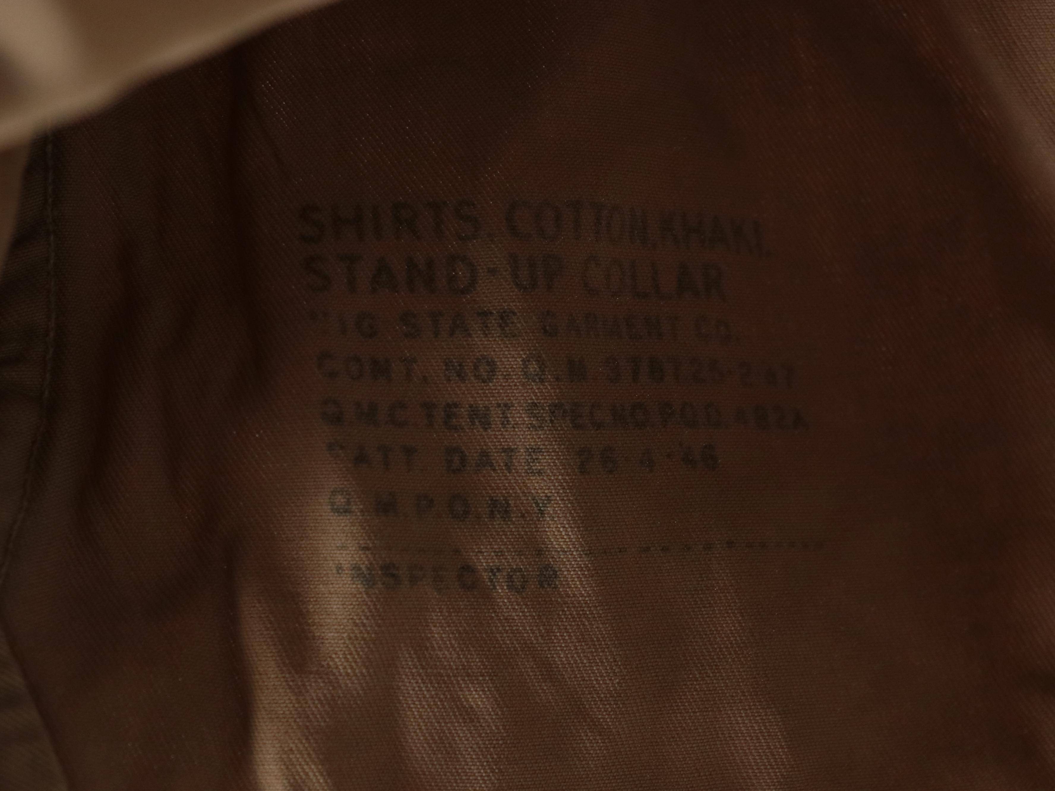 Post WWII Era 50th Armored Division Officer's Coat, Shirts, and Field Jackets