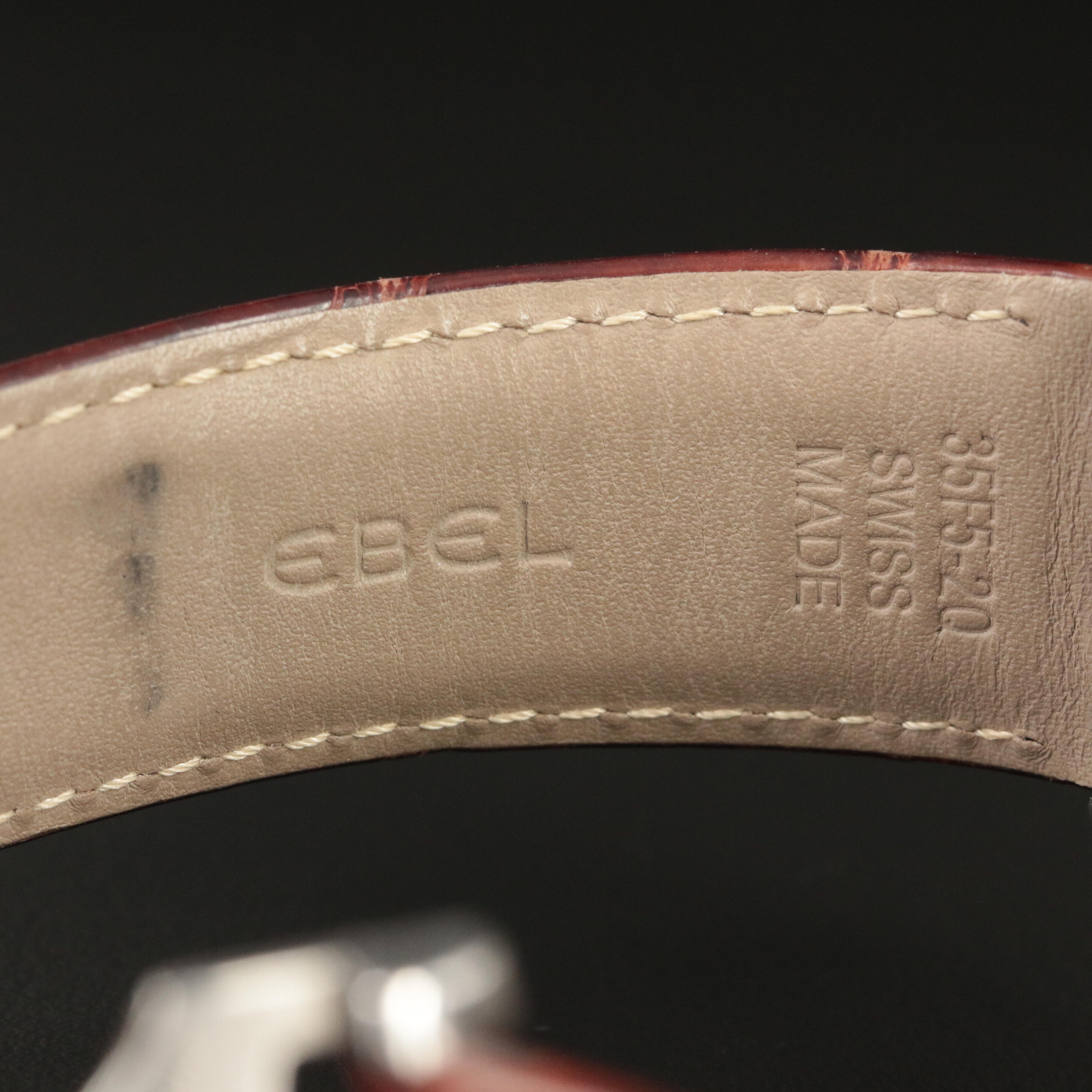 Ebel Classic Leather Strap Quartz Watch