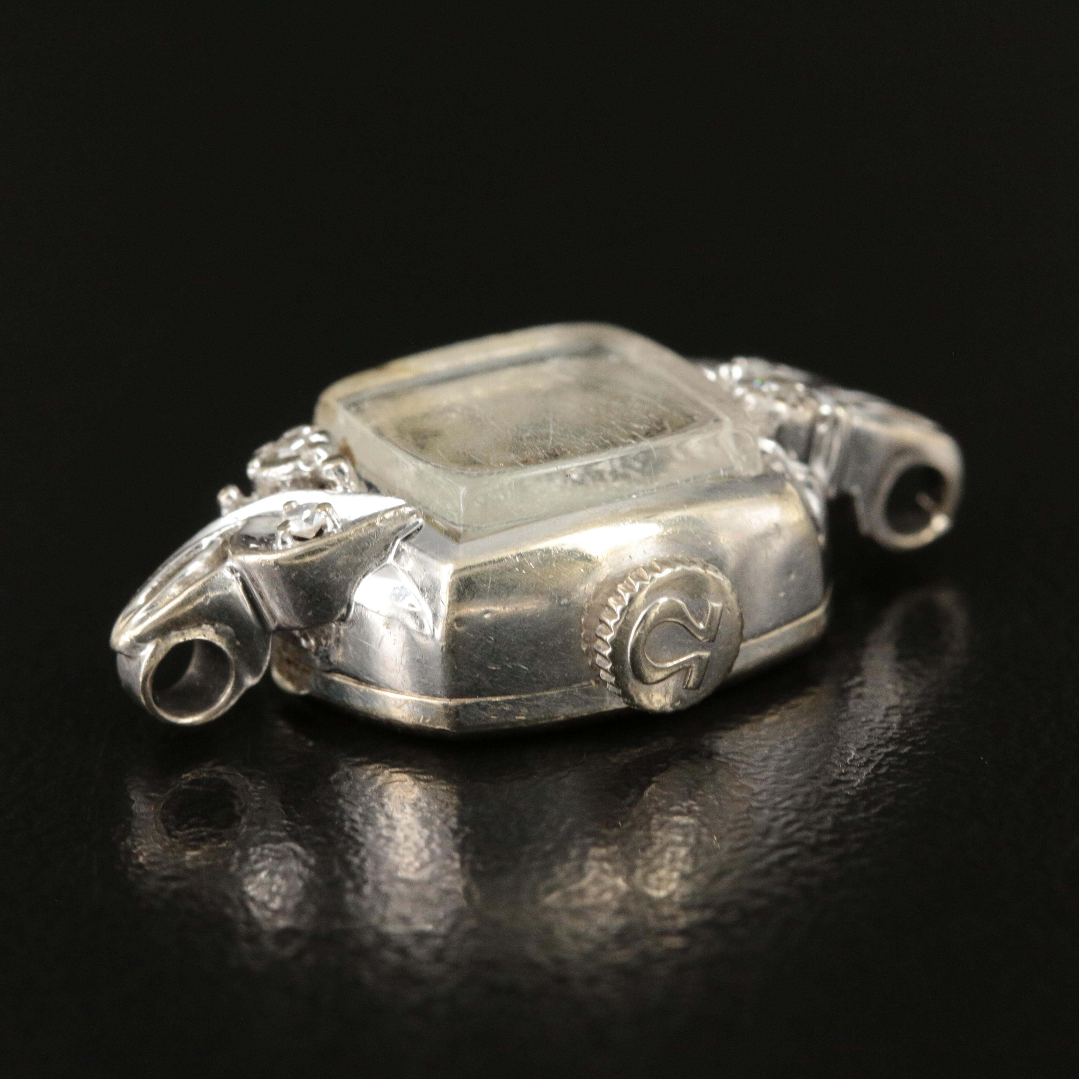 1958 Omega 14K and Diamond Watch