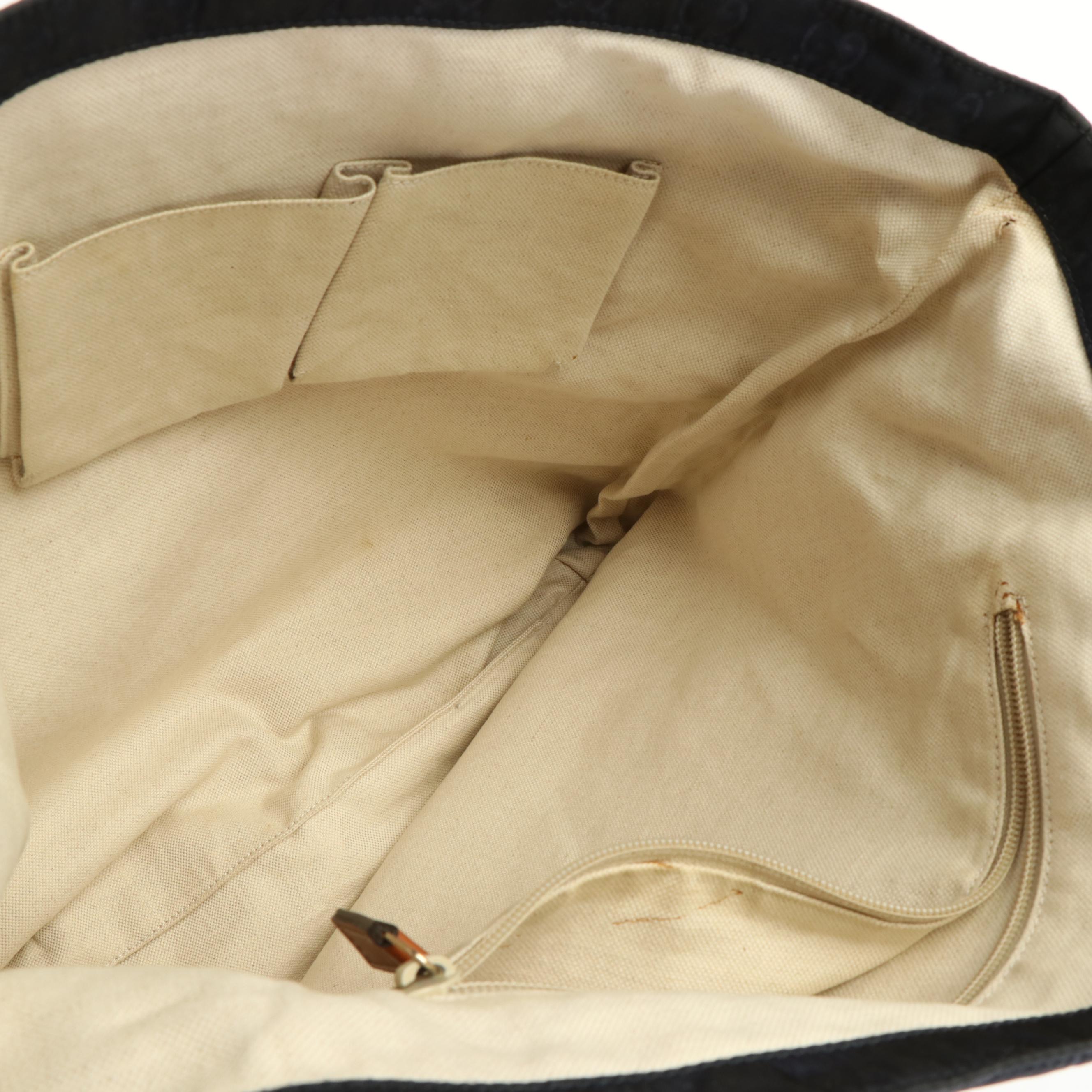 Gucci Tote Bag in Dark Blue Guccissima Monogram Nylon