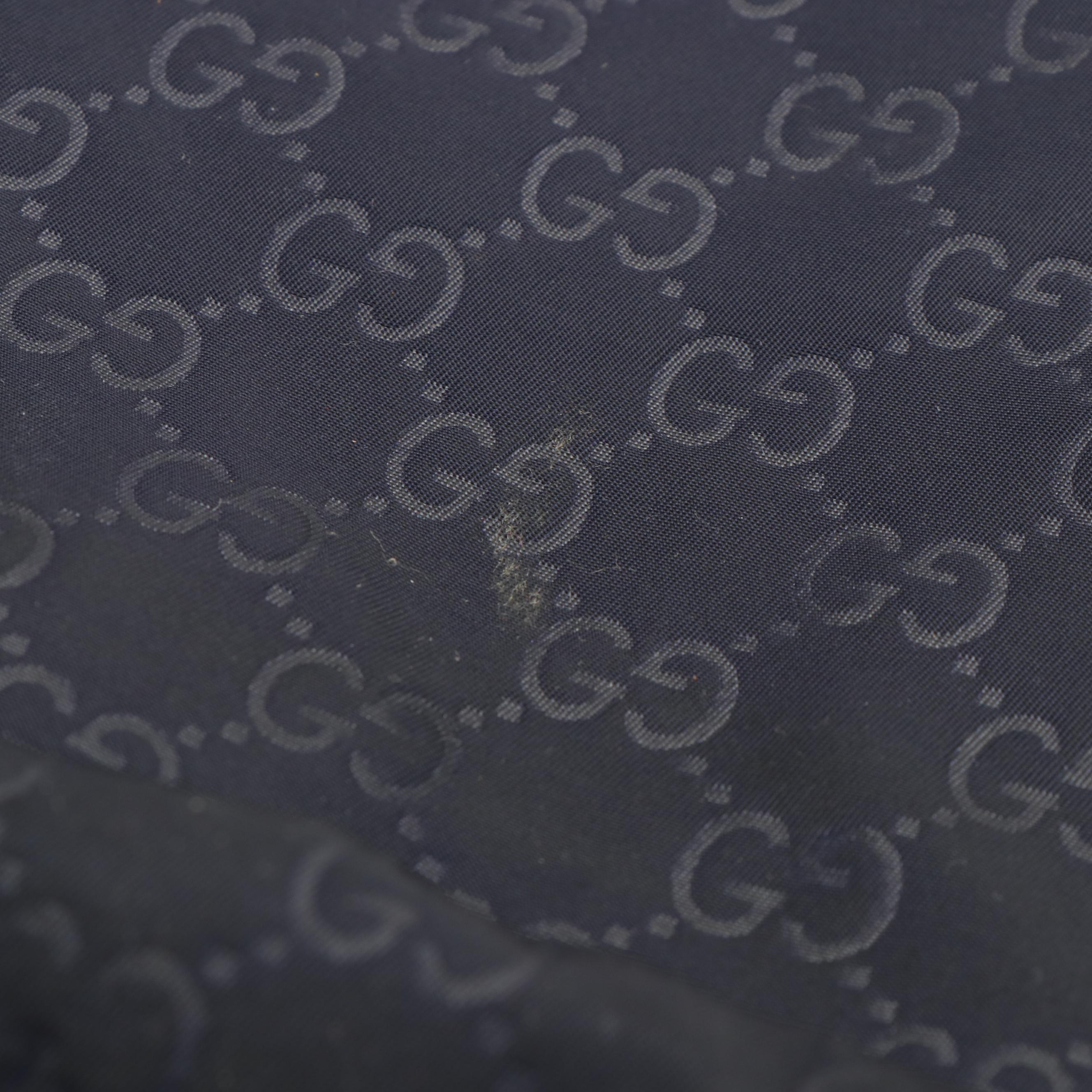 Gucci Tote Bag in Dark Blue Guccissima Monogram Nylon