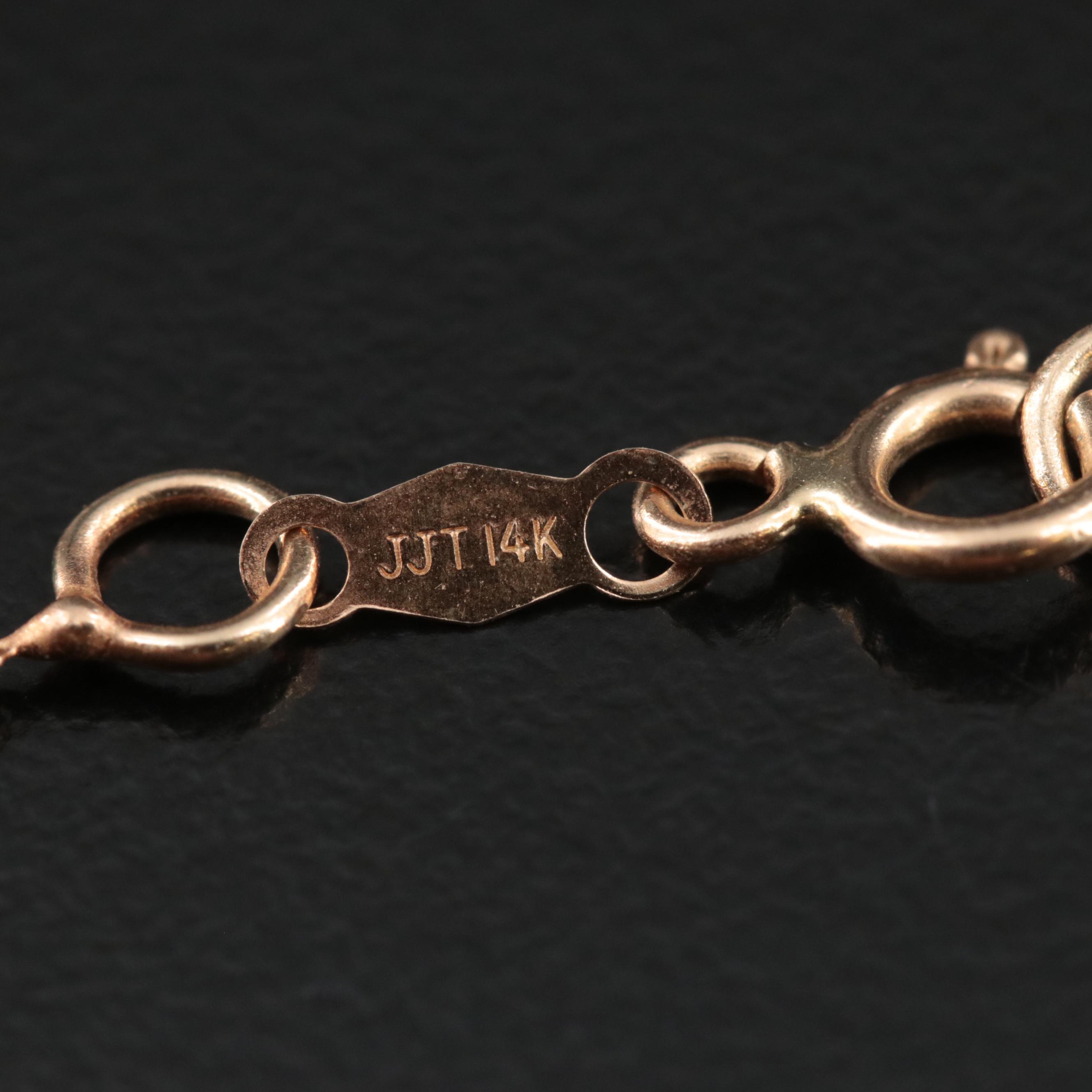 14K Pearl Necklace and Earrings