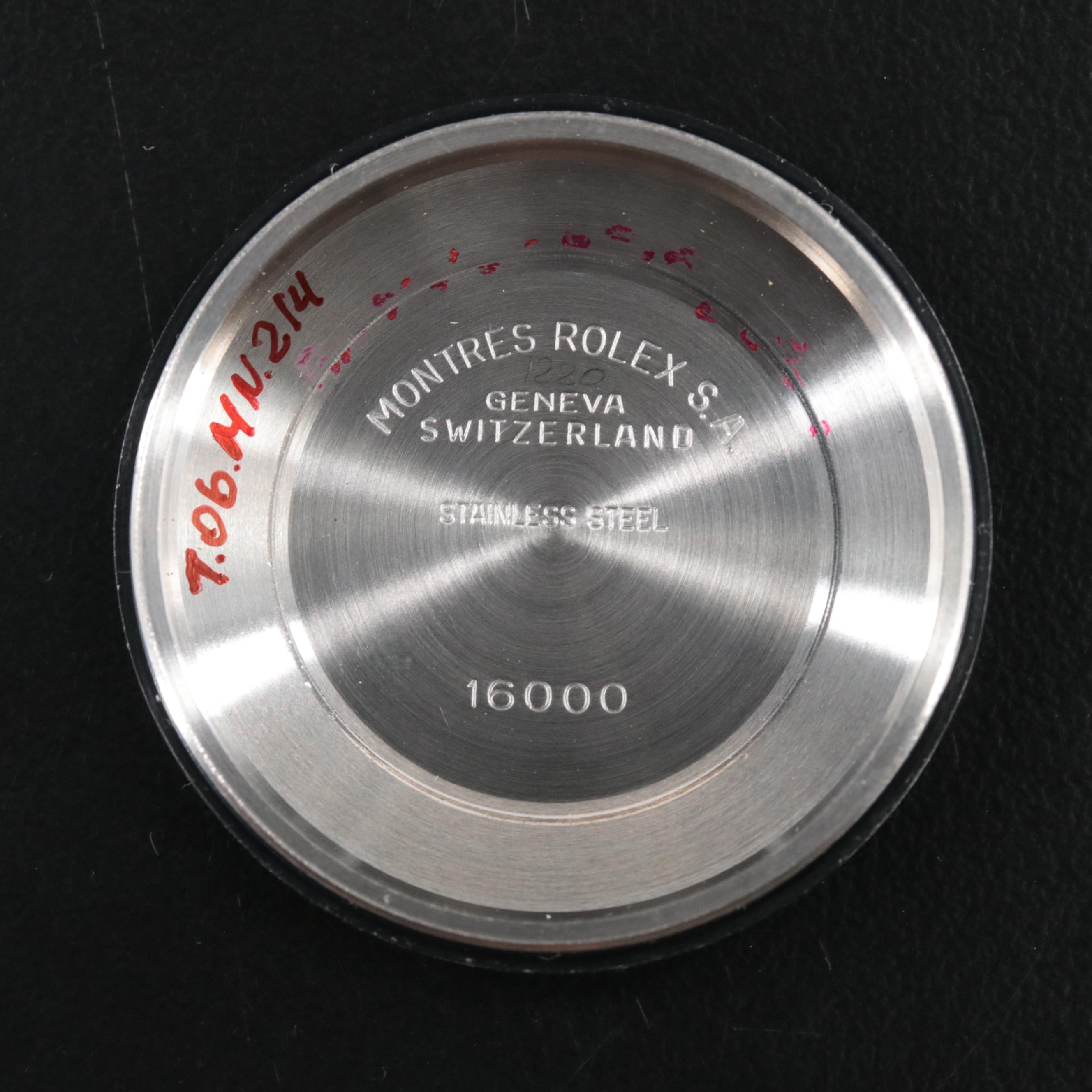 1986 Rolex Oyster Perpetual Custom Diamond Dial Datejust Watch