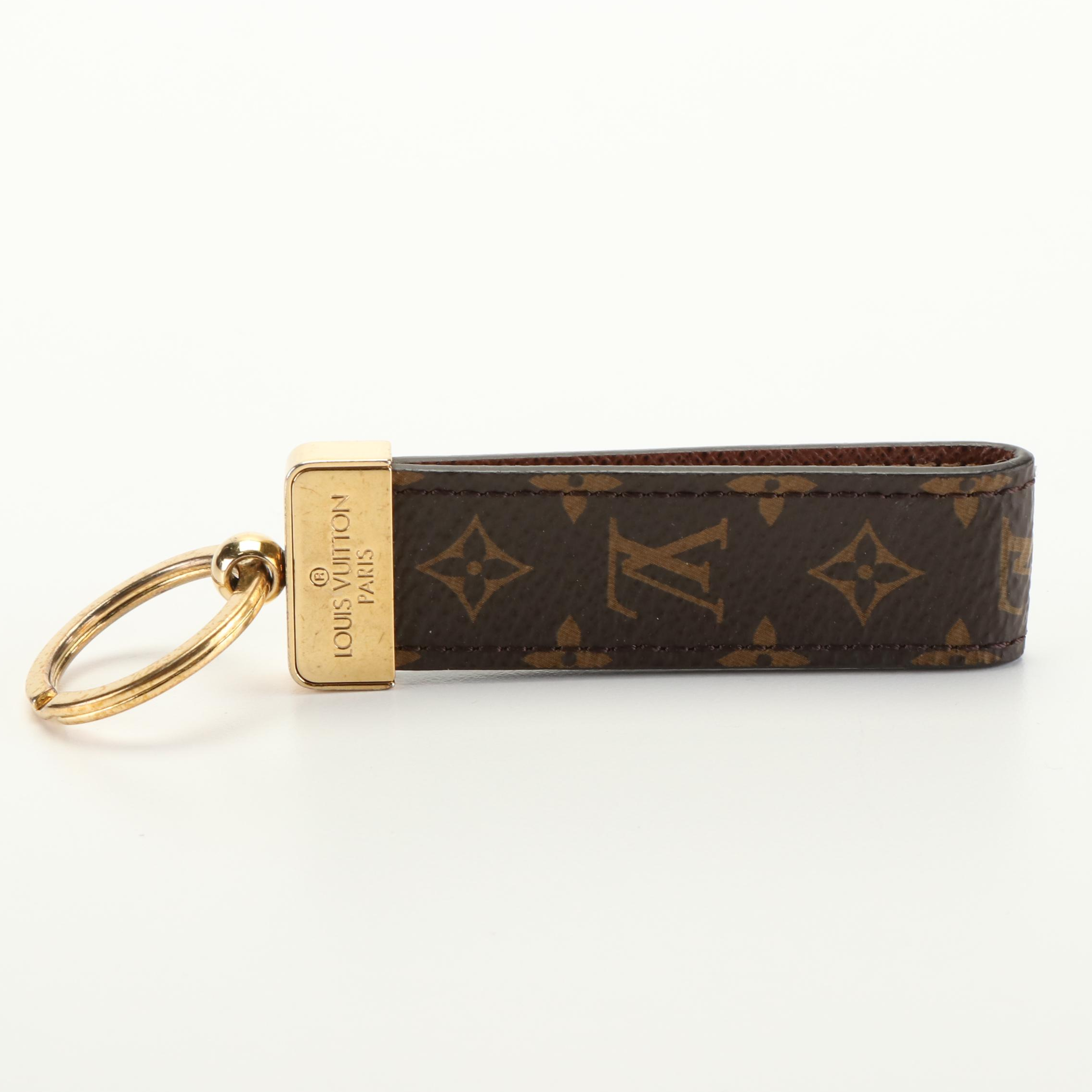 Louis Vuitton Monogram Dragonne Key Ring