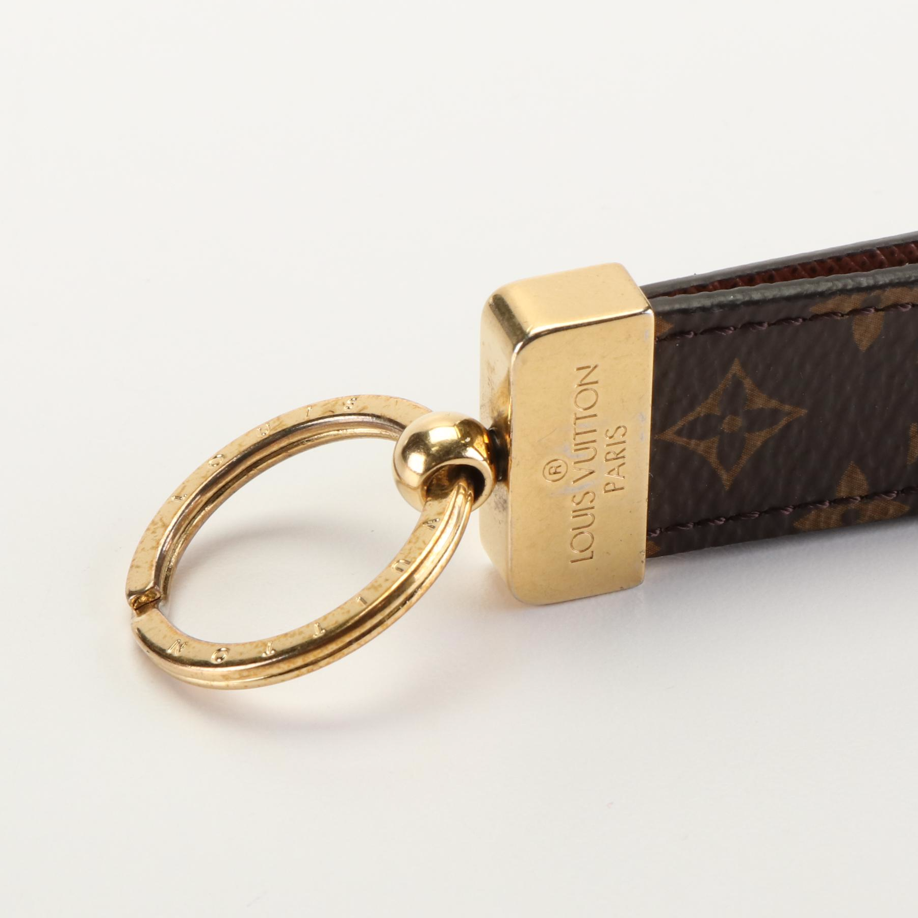 Louis Vuitton Monogram Dragonne Key Ring