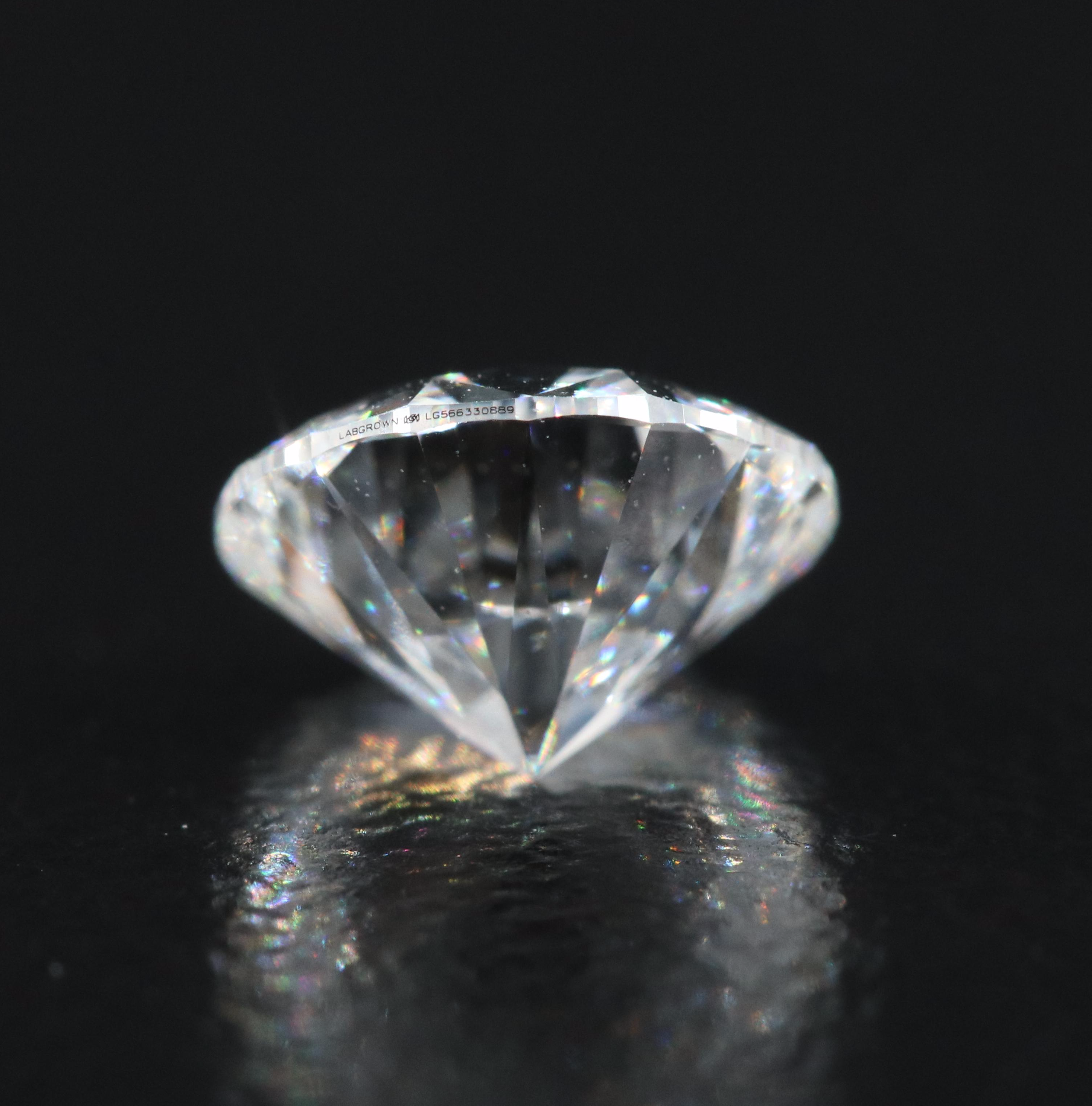 Loose 0.90 CT Lab Grown Diamond with IGI Report
