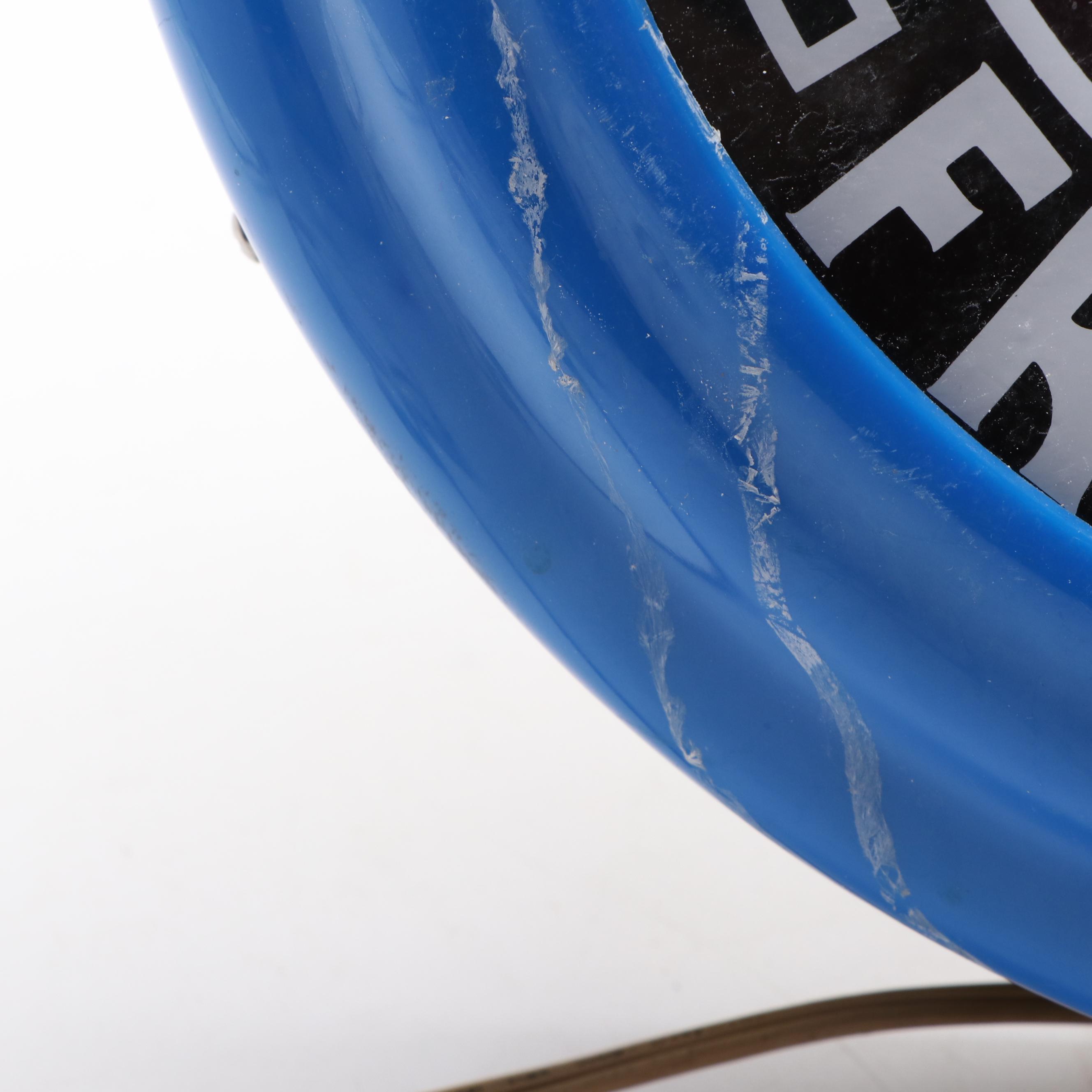 Cup-O-Java Blue Illuminated Wall Clock, 1999