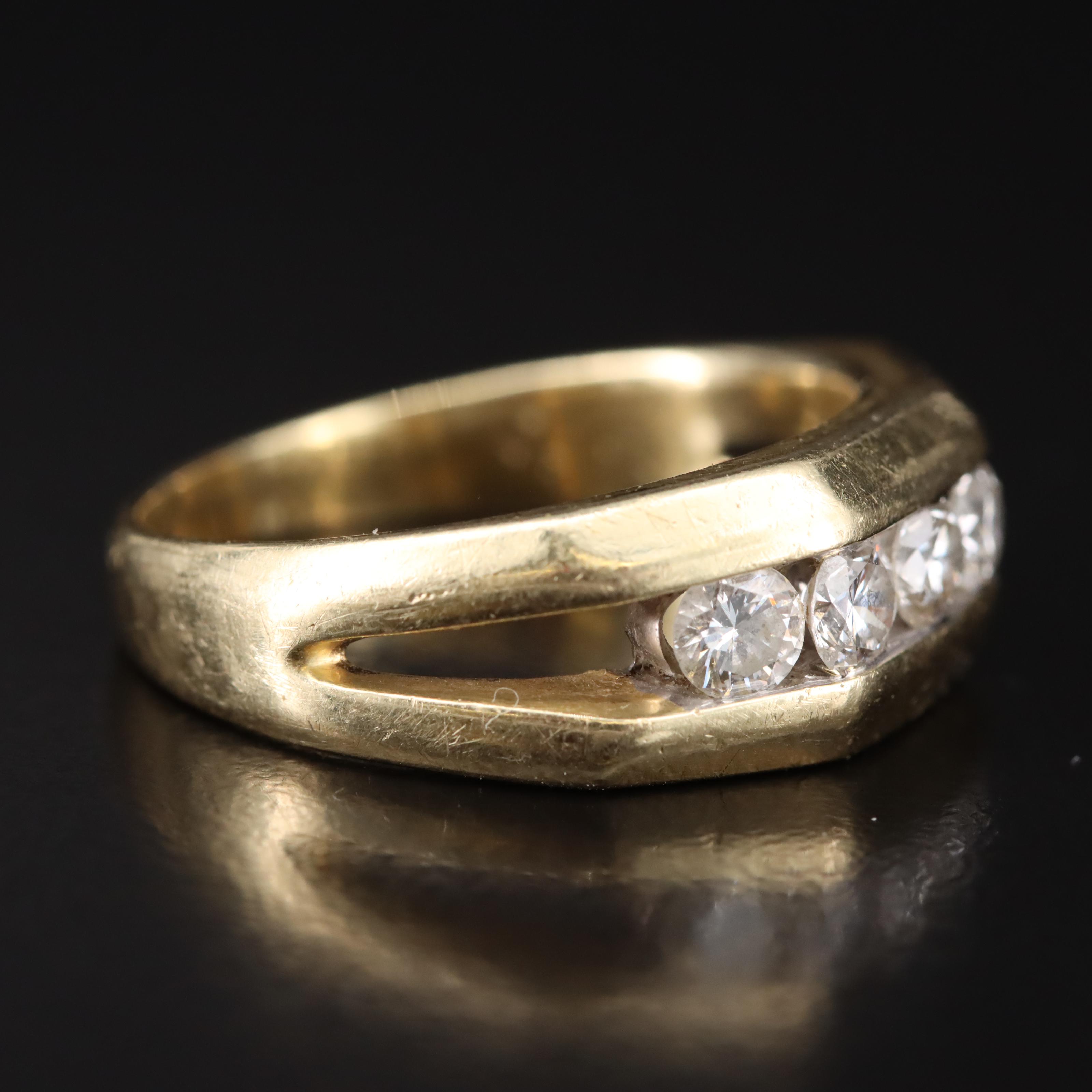 14K 0.96 CTW Diamond Ring