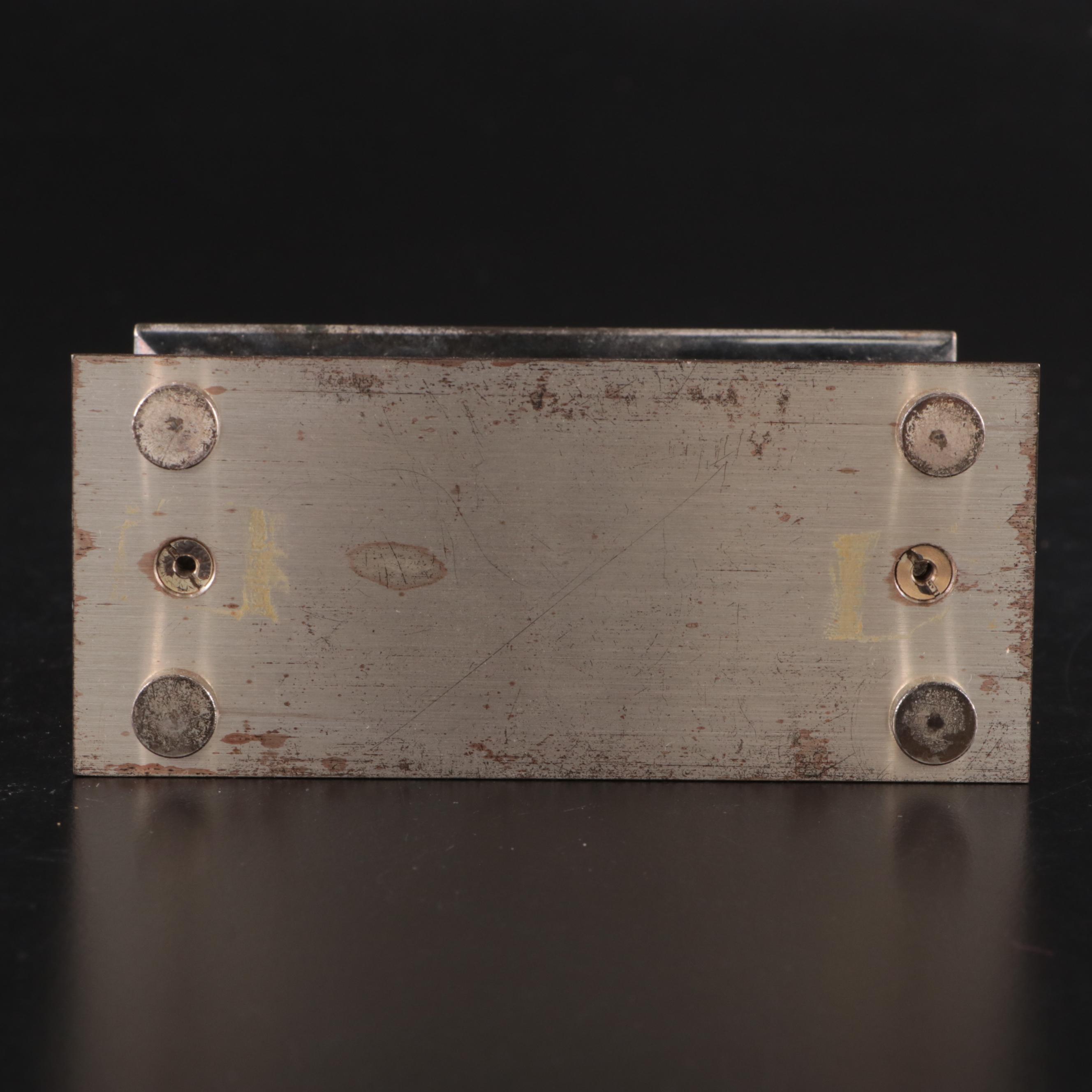 Swiss Bulova Carriage Alarm Clock with German Bulova Anniversary Clock