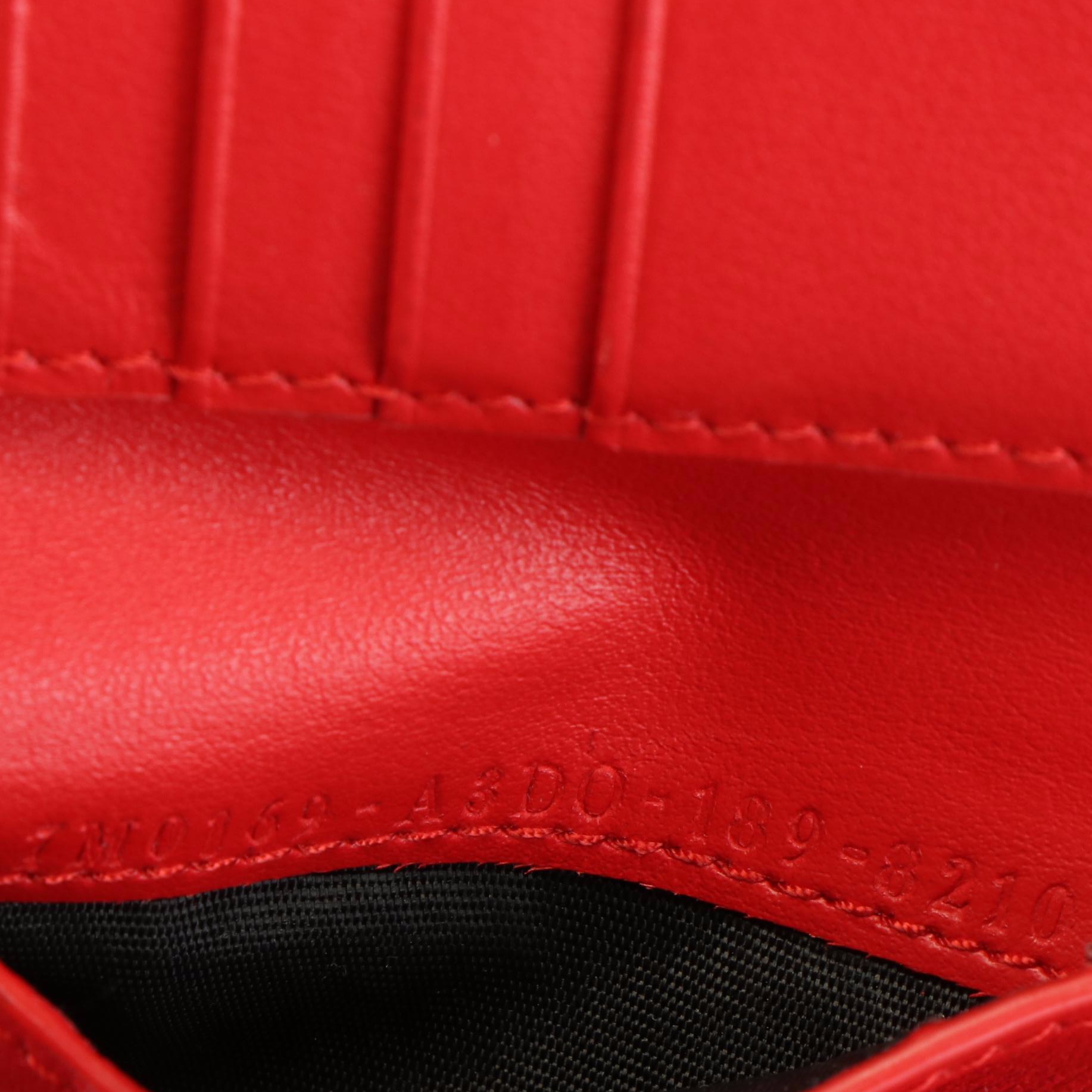 Fendi Monster Eyes Leather Bifold Wallet