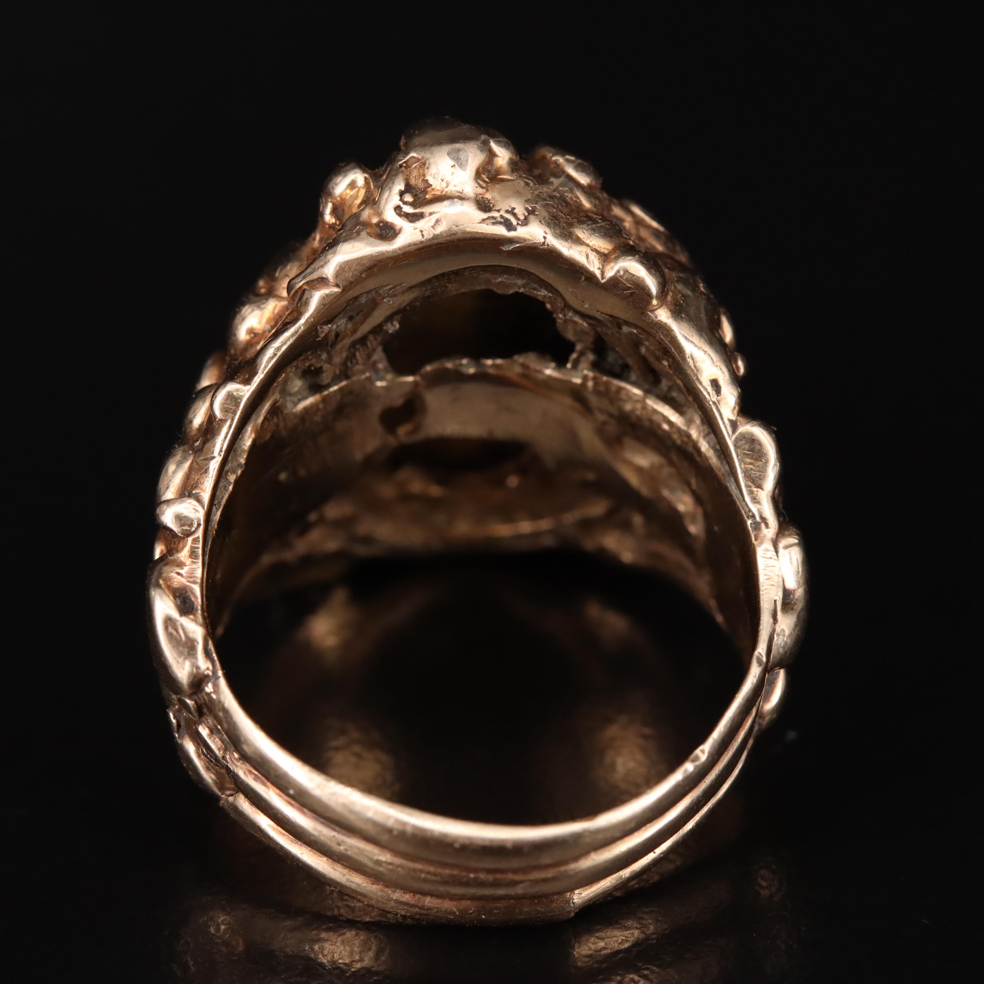 Vintage 14K Tiger's Eye Ring