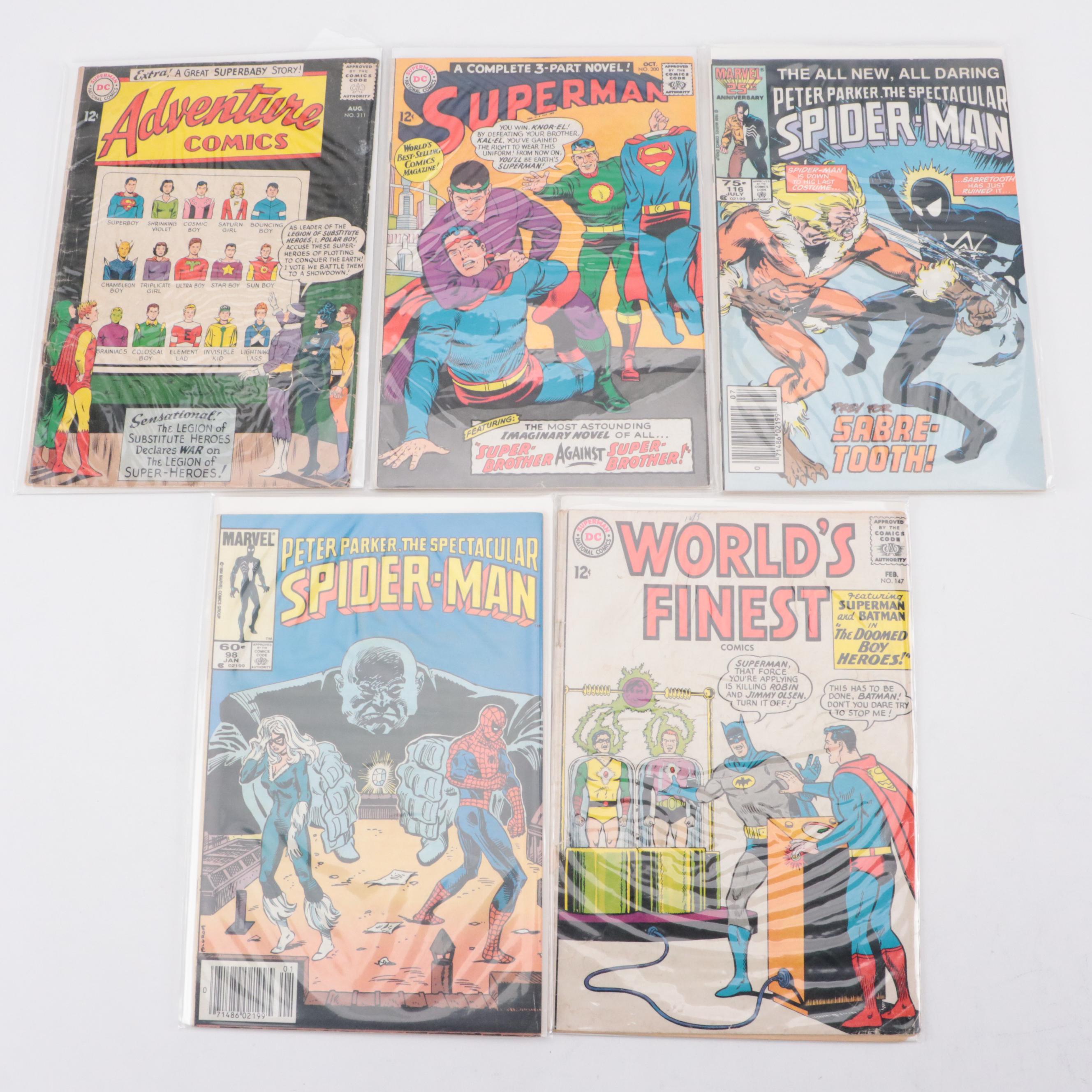 Silver-Bronze Age Comic Books Featuring "Superman", "The Avengers", and More