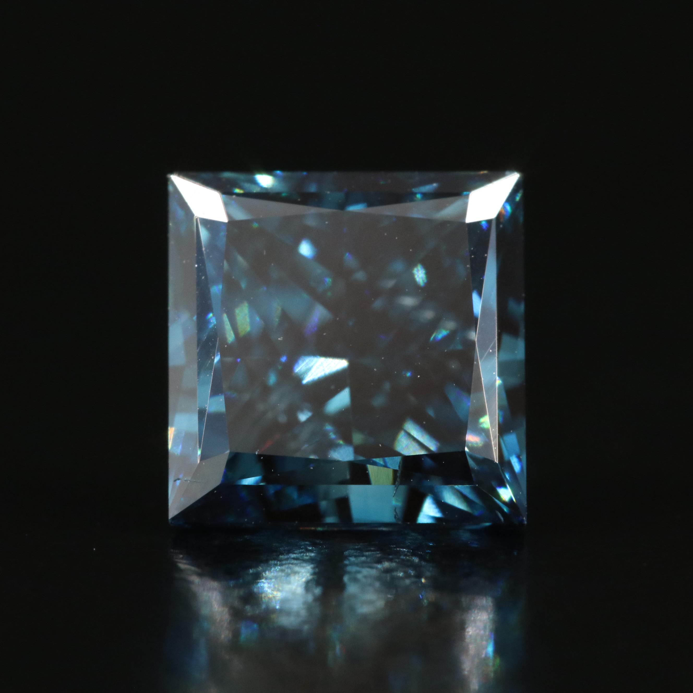 Loose 3.00 CT Fancy Dark Blue Diamond