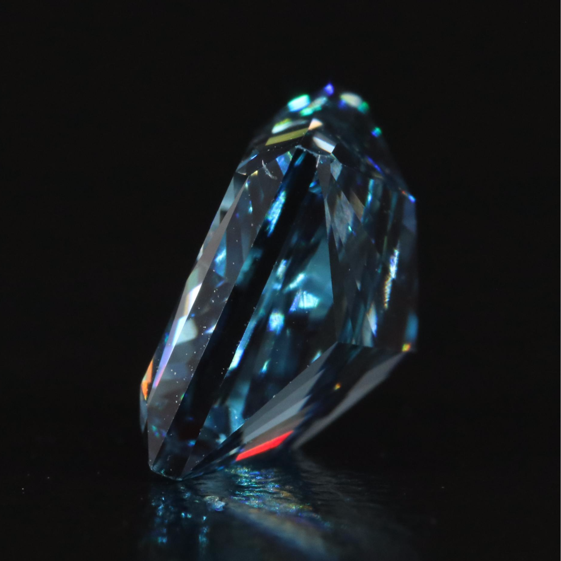 Loose 3.00 CT Fancy Dark Blue Diamond