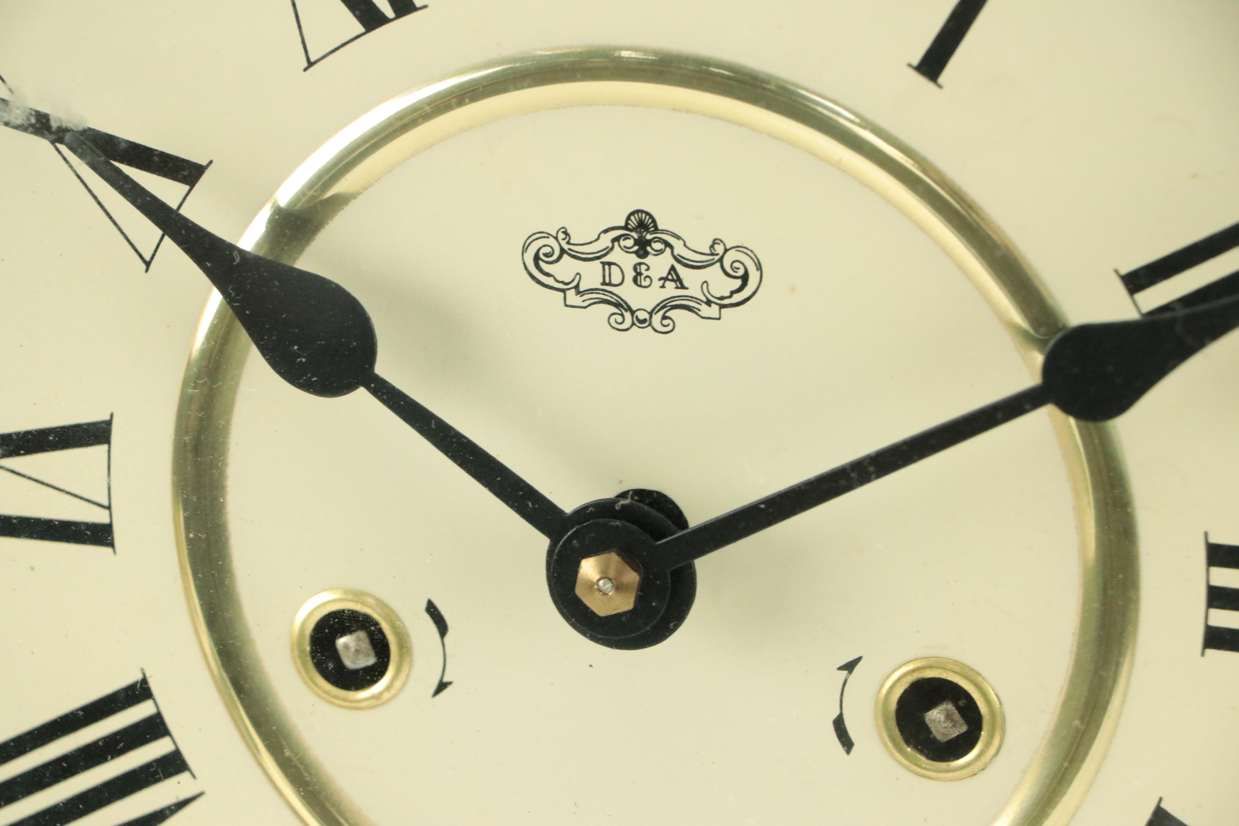 D & A Korean Wooden Regulator Wall Clock, Late 20th Century EBTH