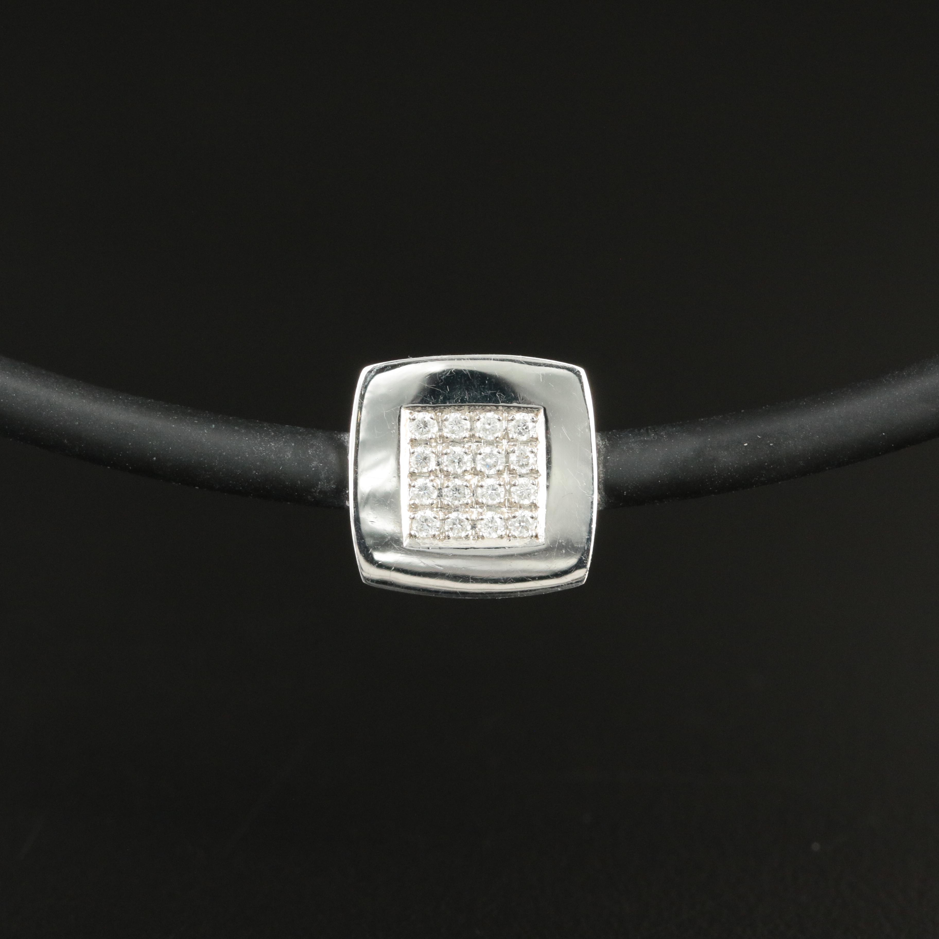 Cédé Platinum 0.16 CTW Diamond Necklace