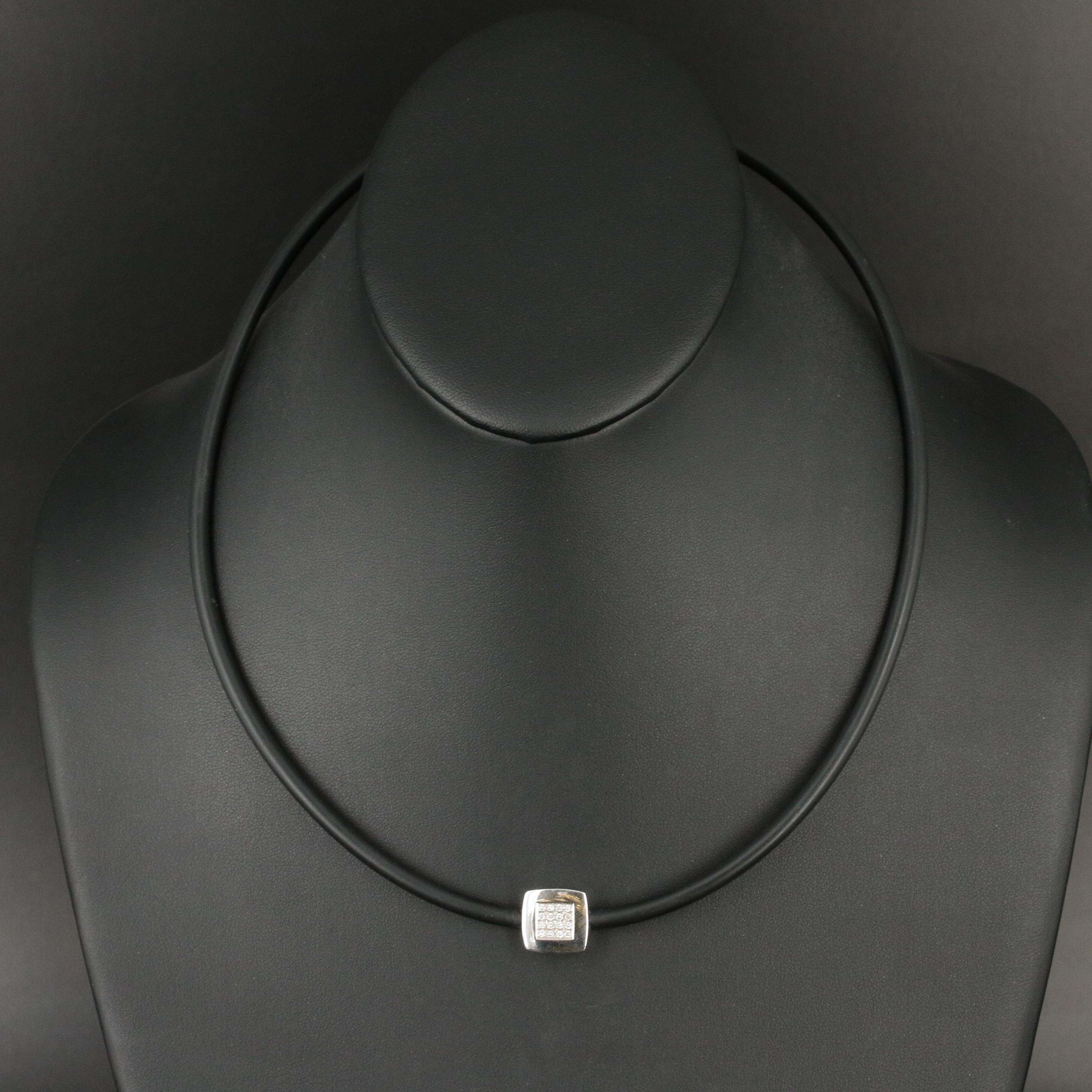 Cédé Platinum 0.16 CTW Diamond Necklace