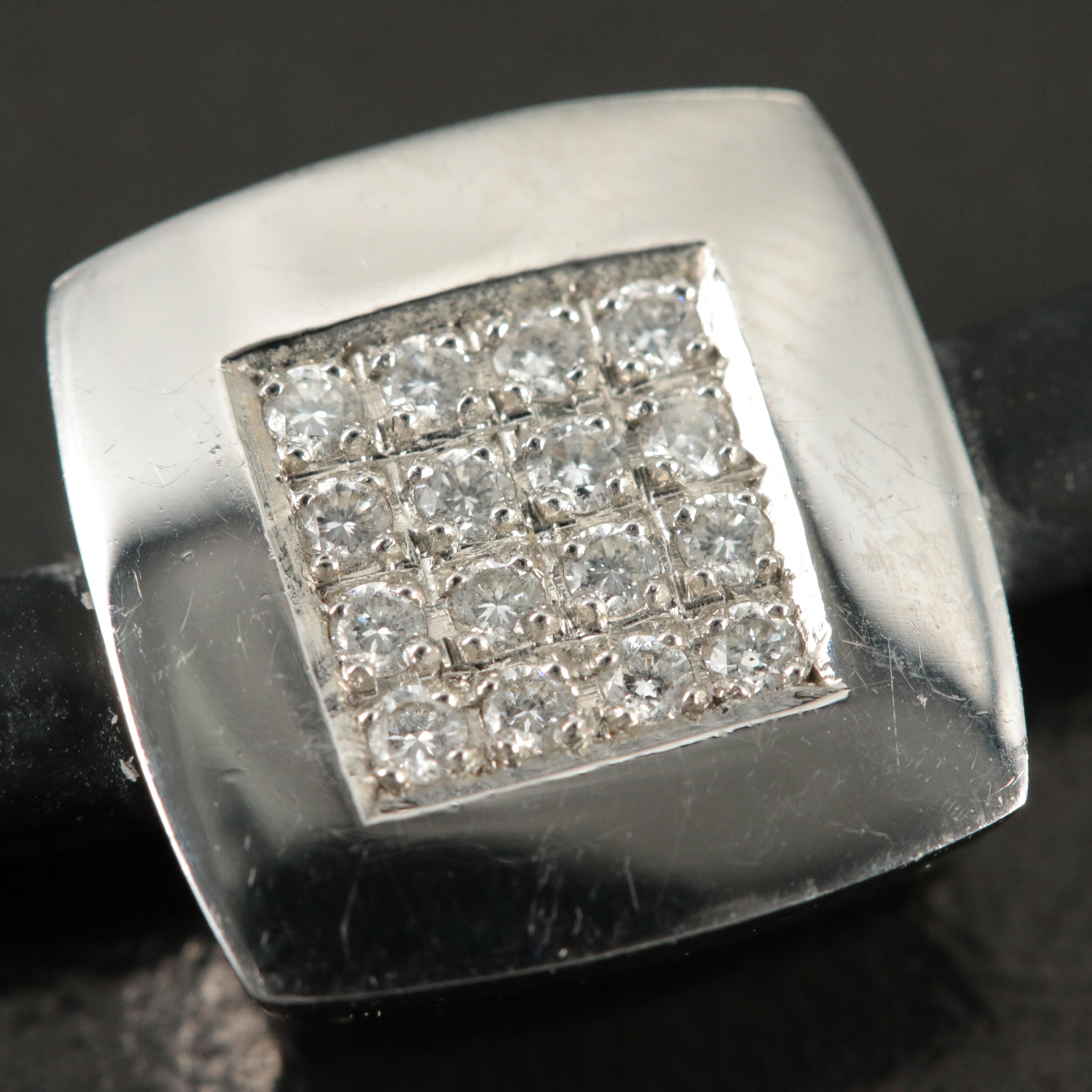 Cédé Platinum 0.16 CTW Diamond Necklace