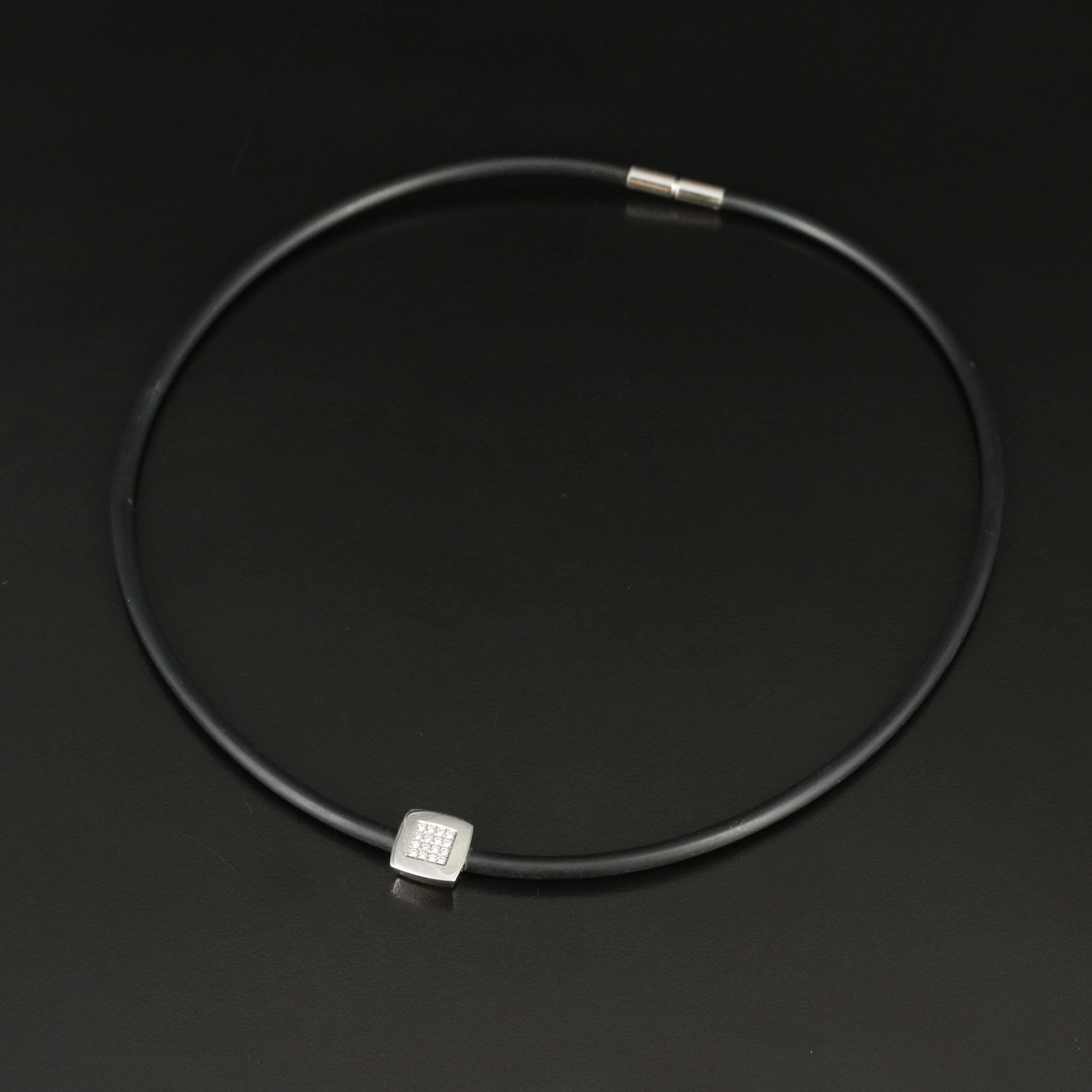 Cédé Platinum 0.16 CTW Diamond Necklace