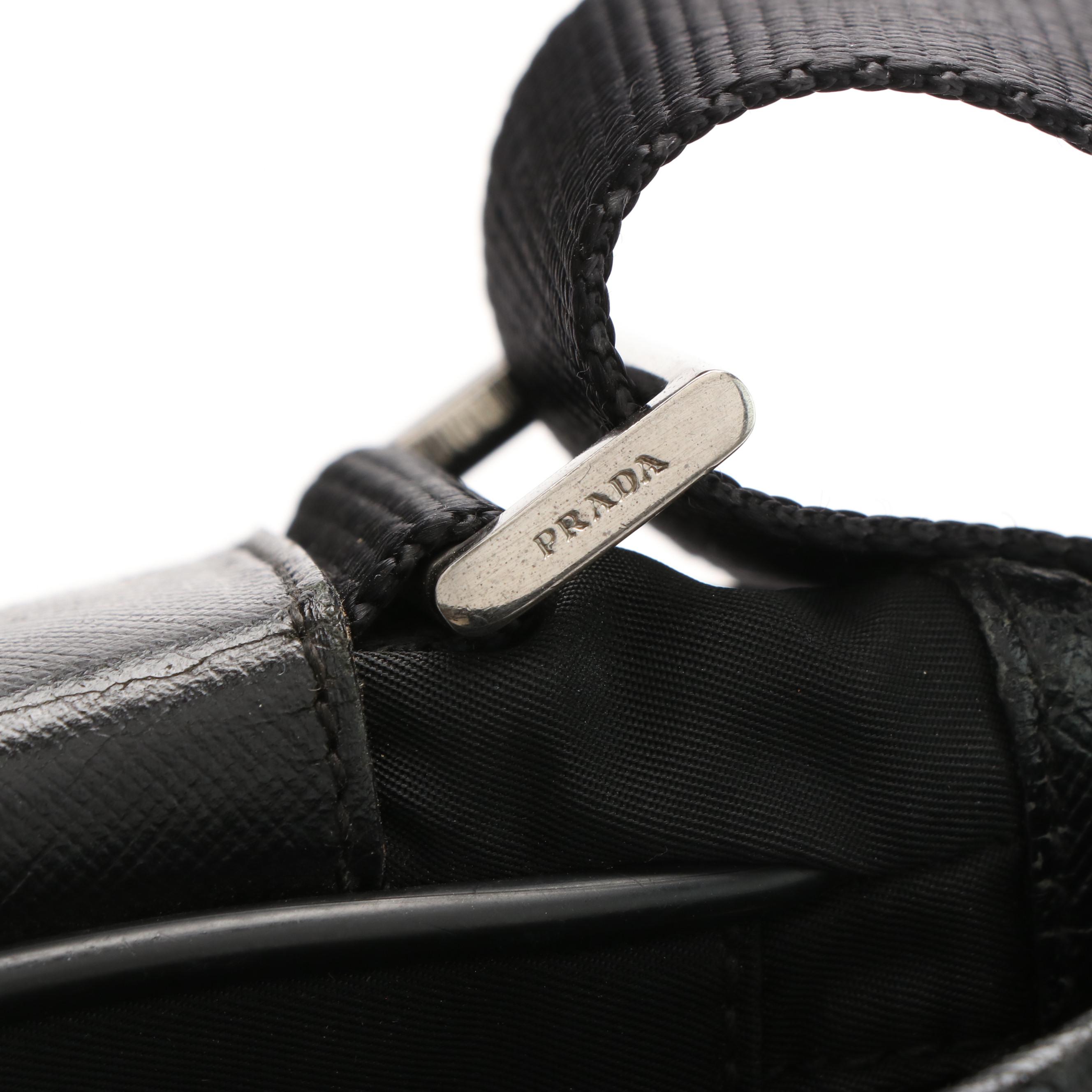 Prada Black Tessuto Nylon Crossbody Bag