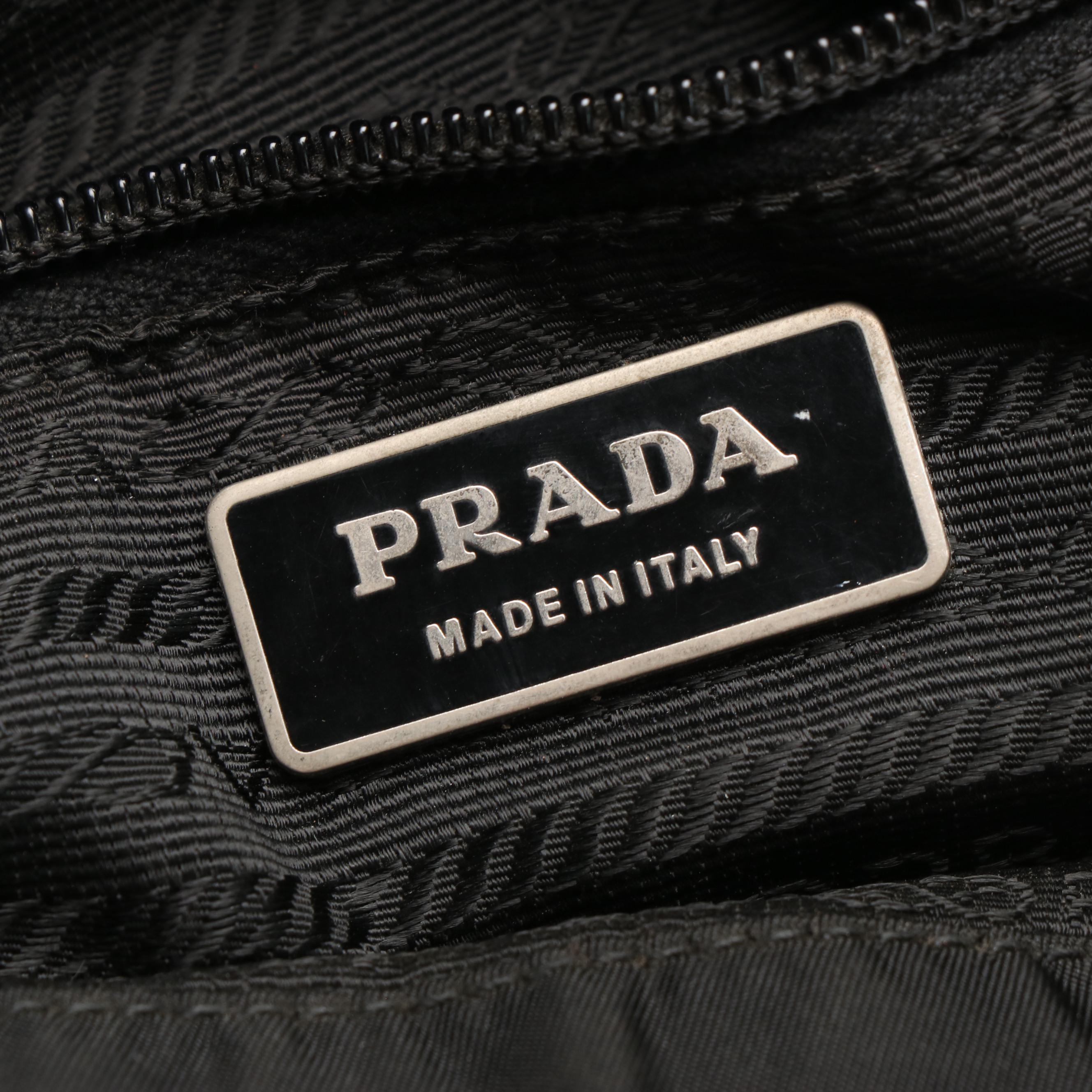 Prada Black Tessuto Nylon Crossbody Bag