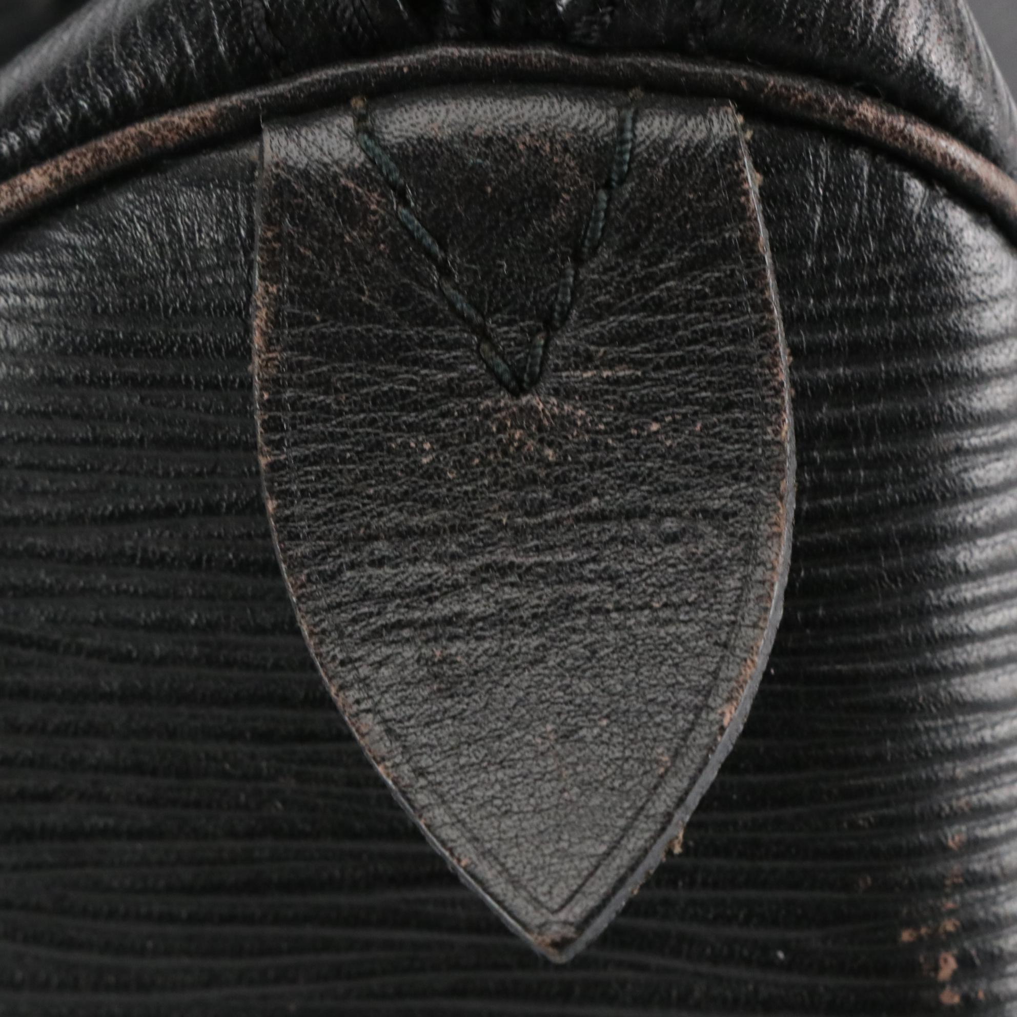 Louis Vuitton Speedy 30 in Black Epi and Smooth Leather