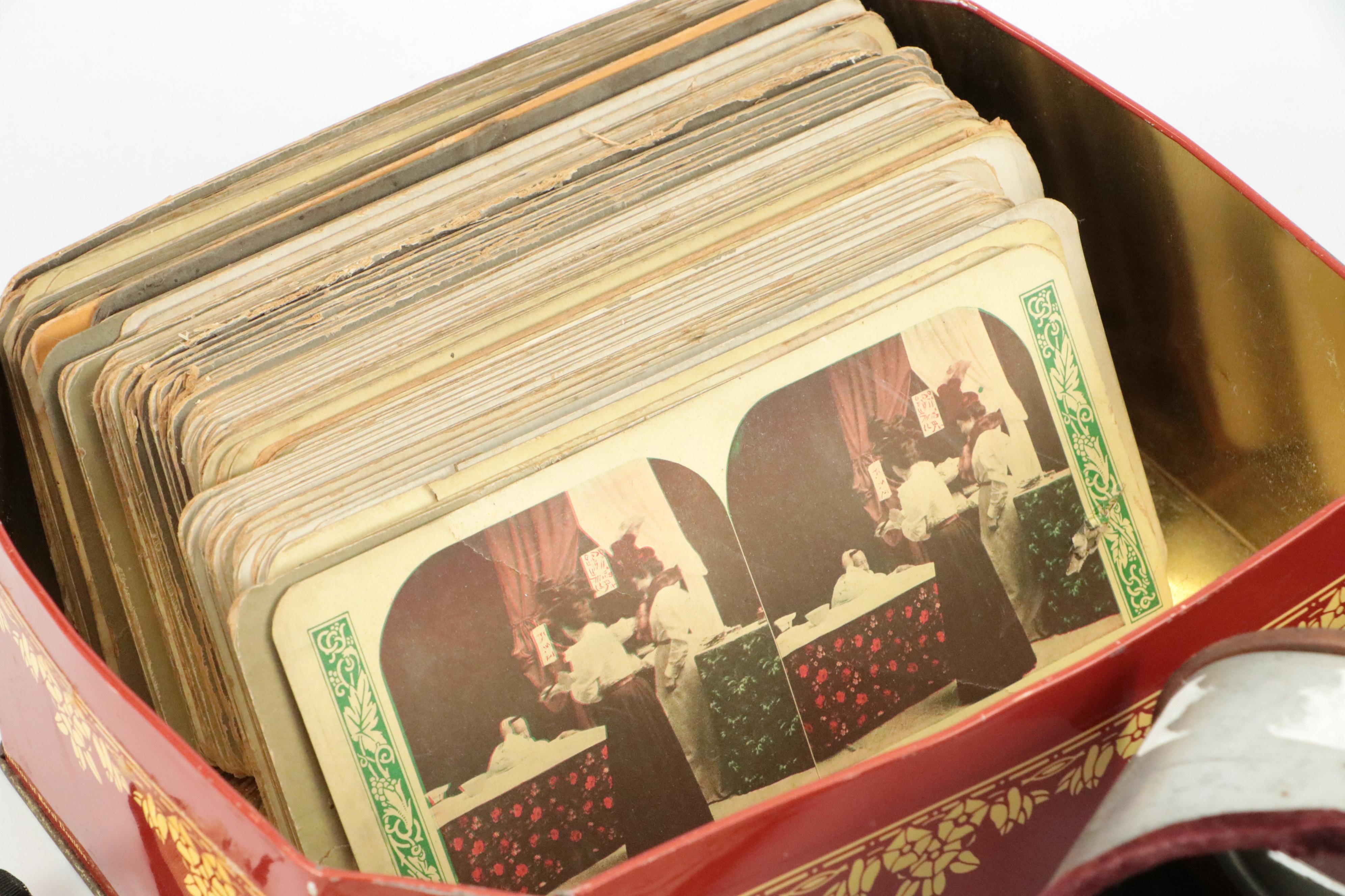 Underwood & Underwood Stereoscope with View Cards