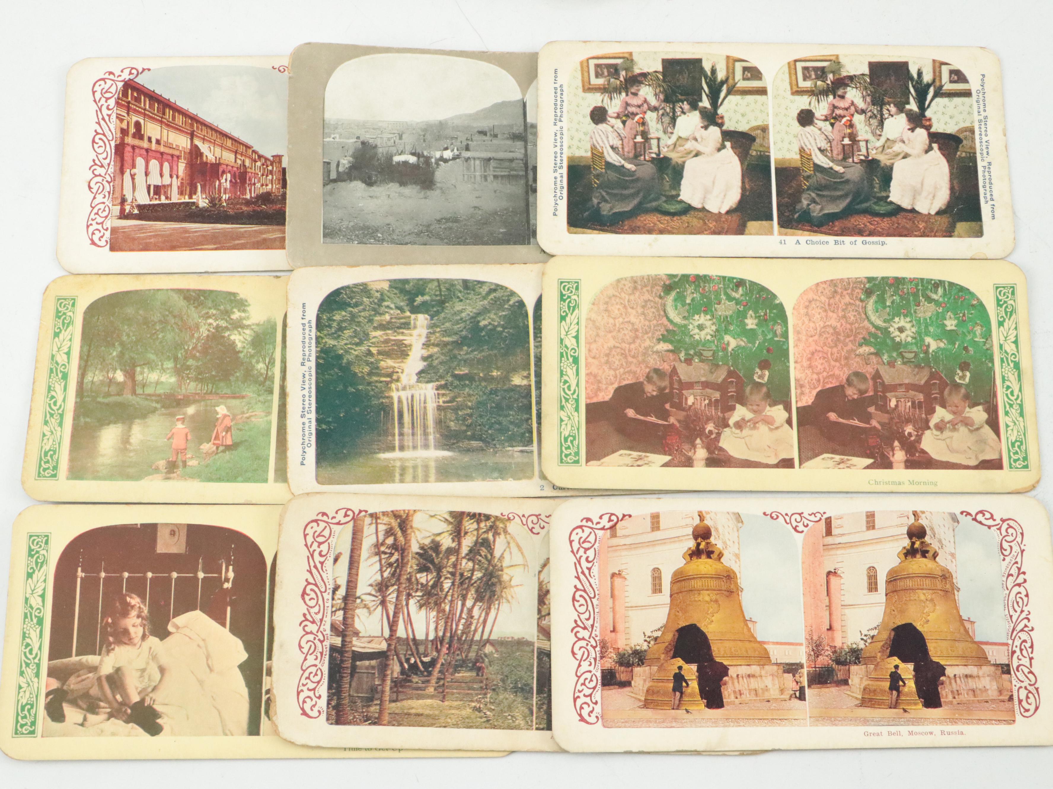 Underwood & Underwood Stereoscope with View Cards