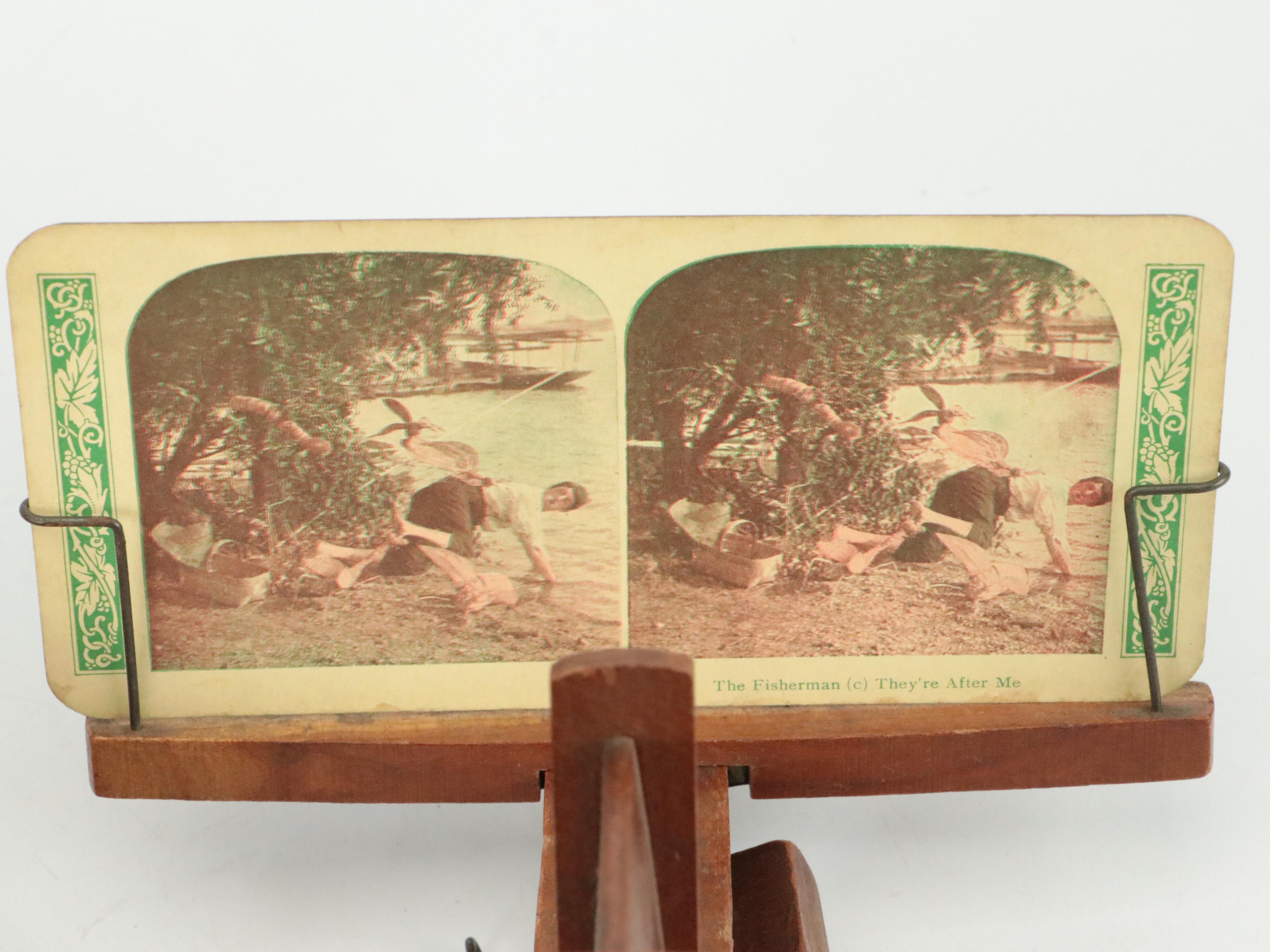 Underwood & Underwood Stereoscope with View Cards
