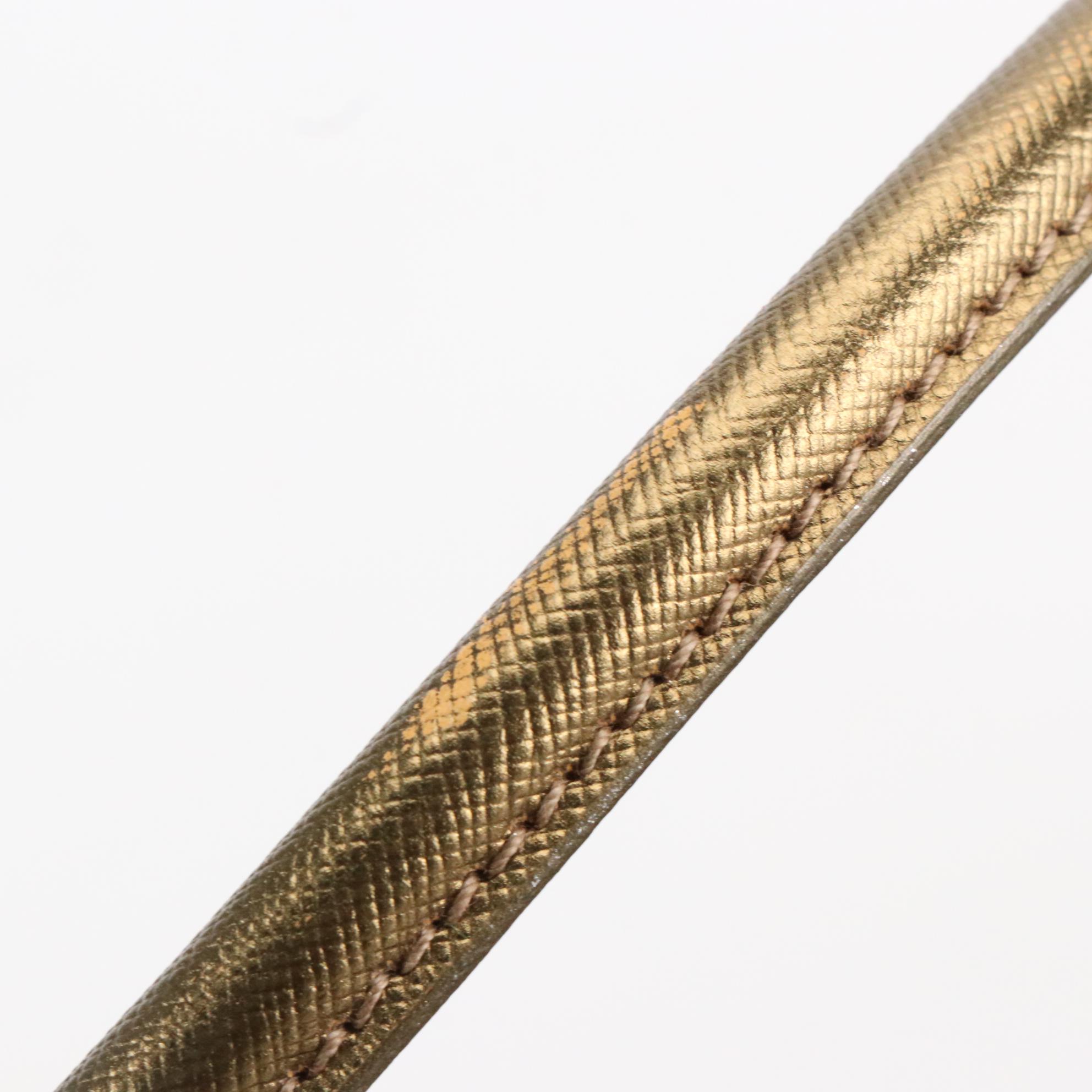 Prada Tote BN1755 in Logo Nylon Jacquard with Metallic Saffiano Leather Trim