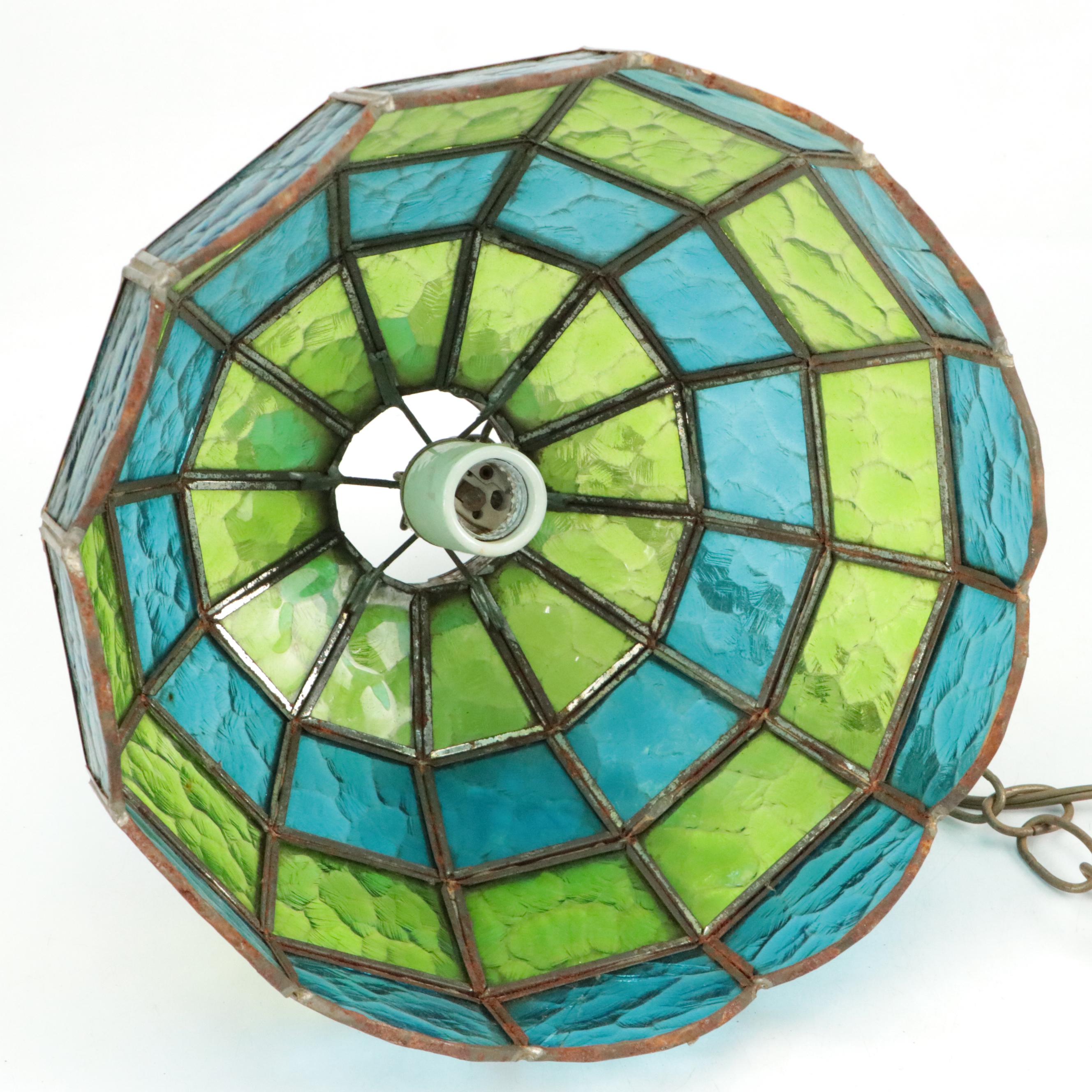 Stained Glass Pendant Light EBTH