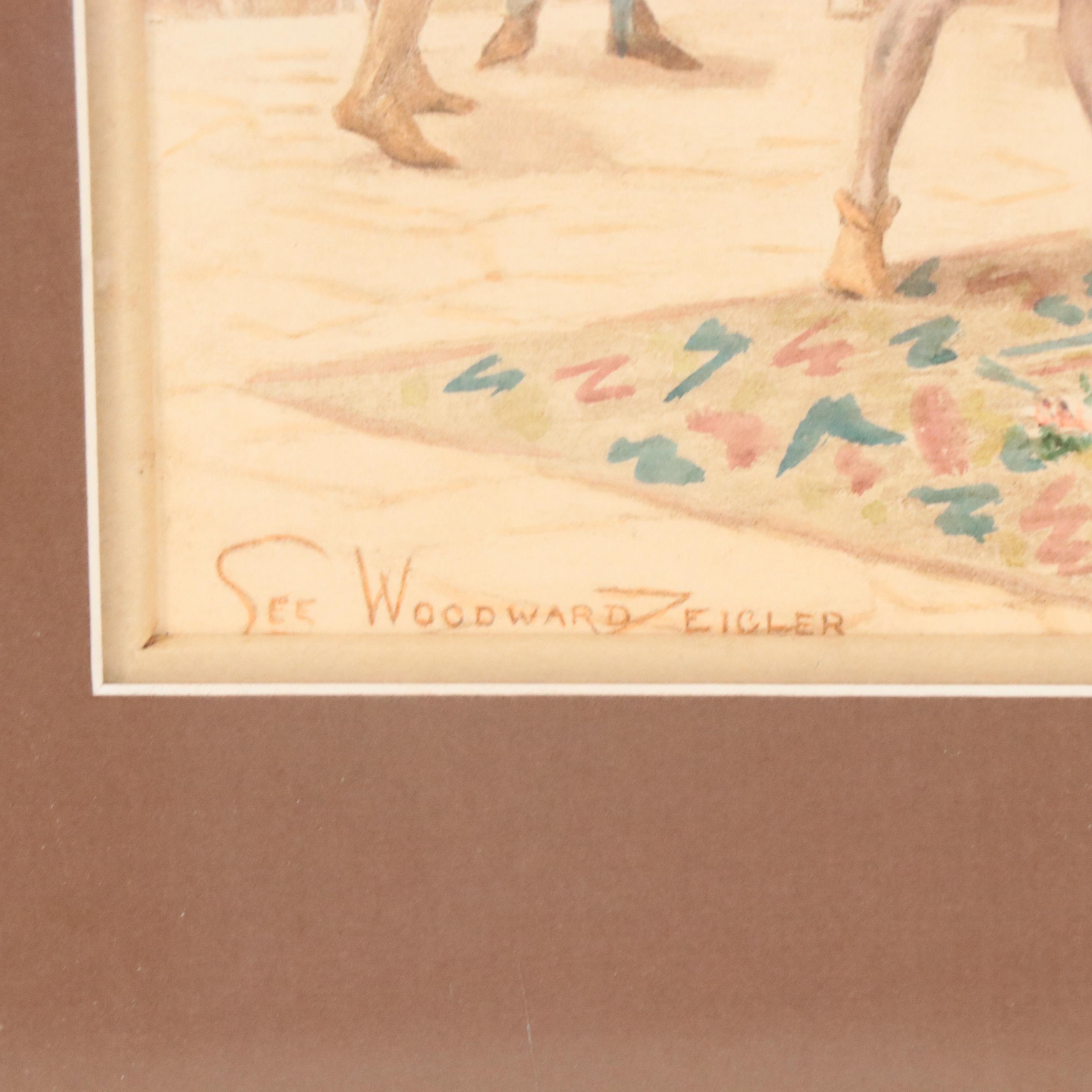 After L.W. Zeigler Hand-Colored Photogravure of "The Great Operas," 1899