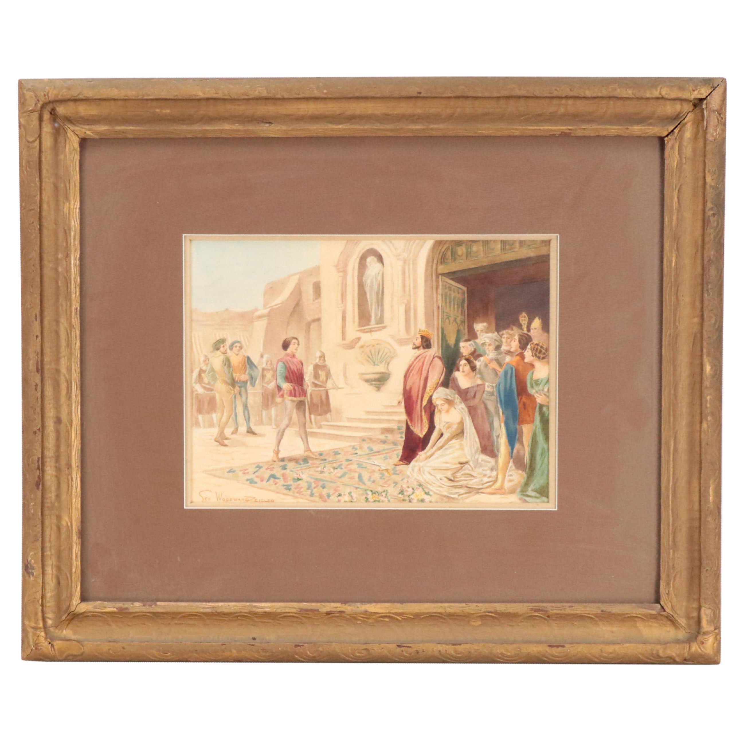 After L.W. Zeigler Hand-Colored Photogravure of "The Great Operas," 1899