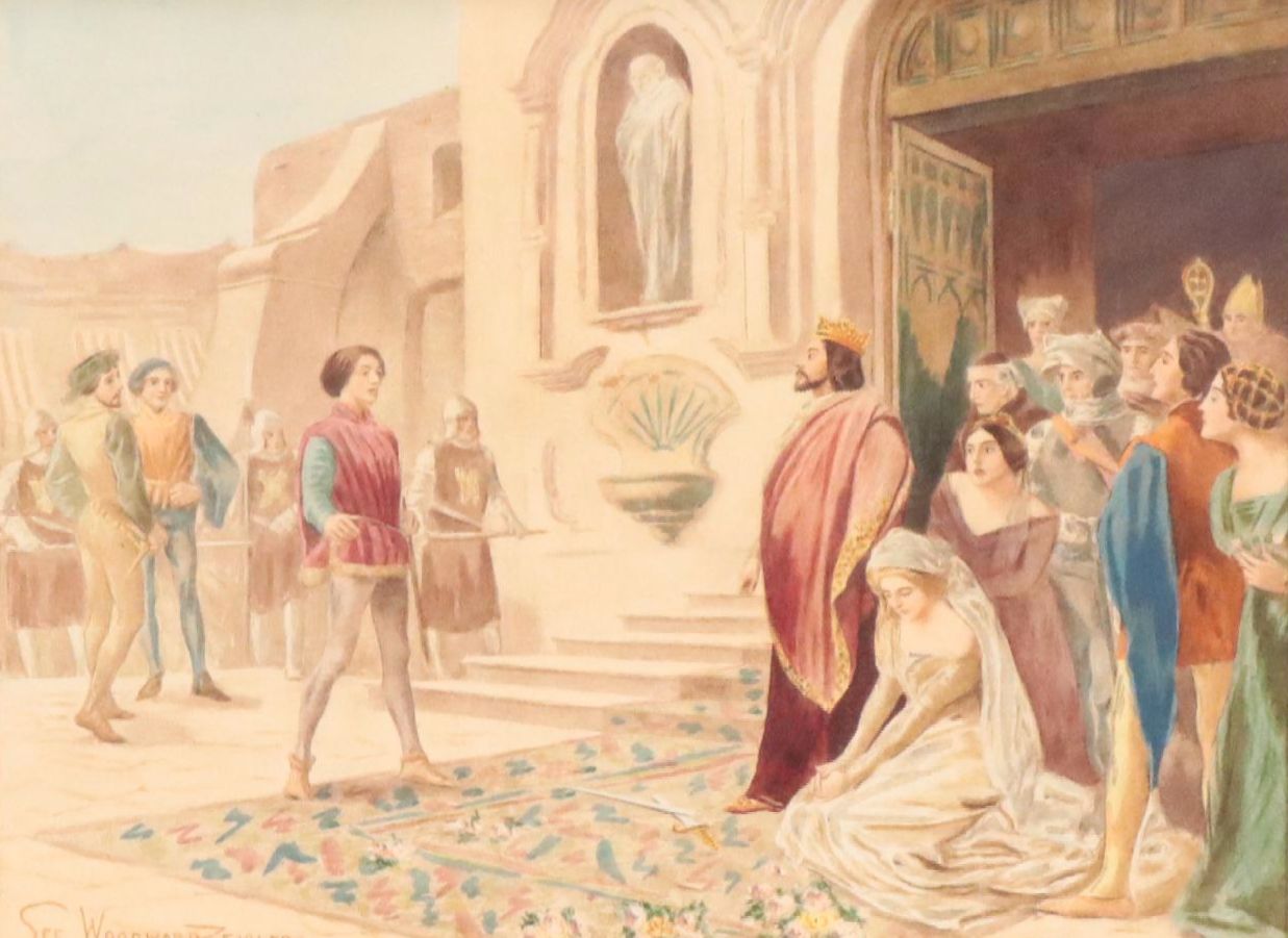 After L.W. Zeigler Hand-Colored Photogravure of "The Great Operas," 1899