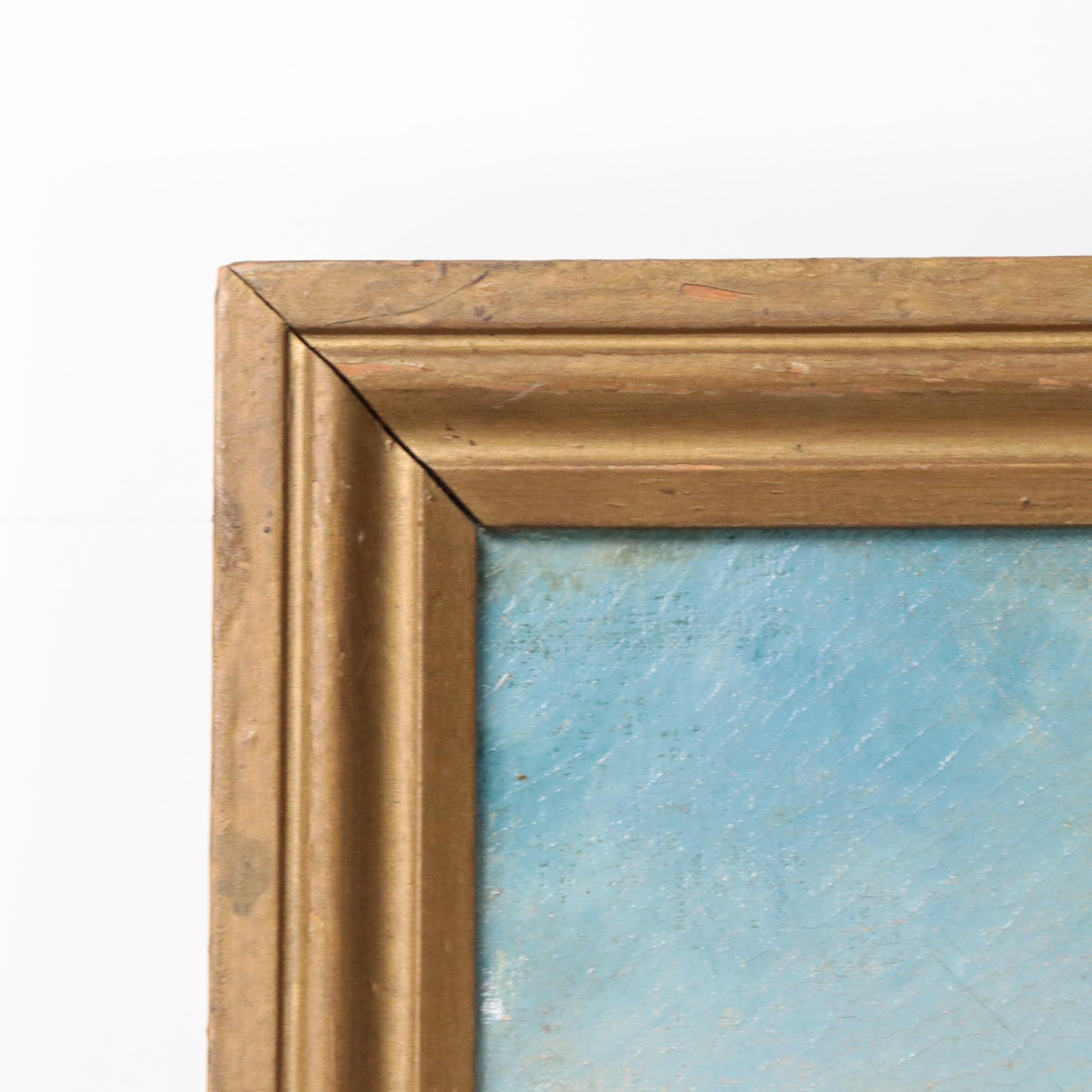 Oil Painting After a European Lithograph of Aphrodite with Doves, 19th Century