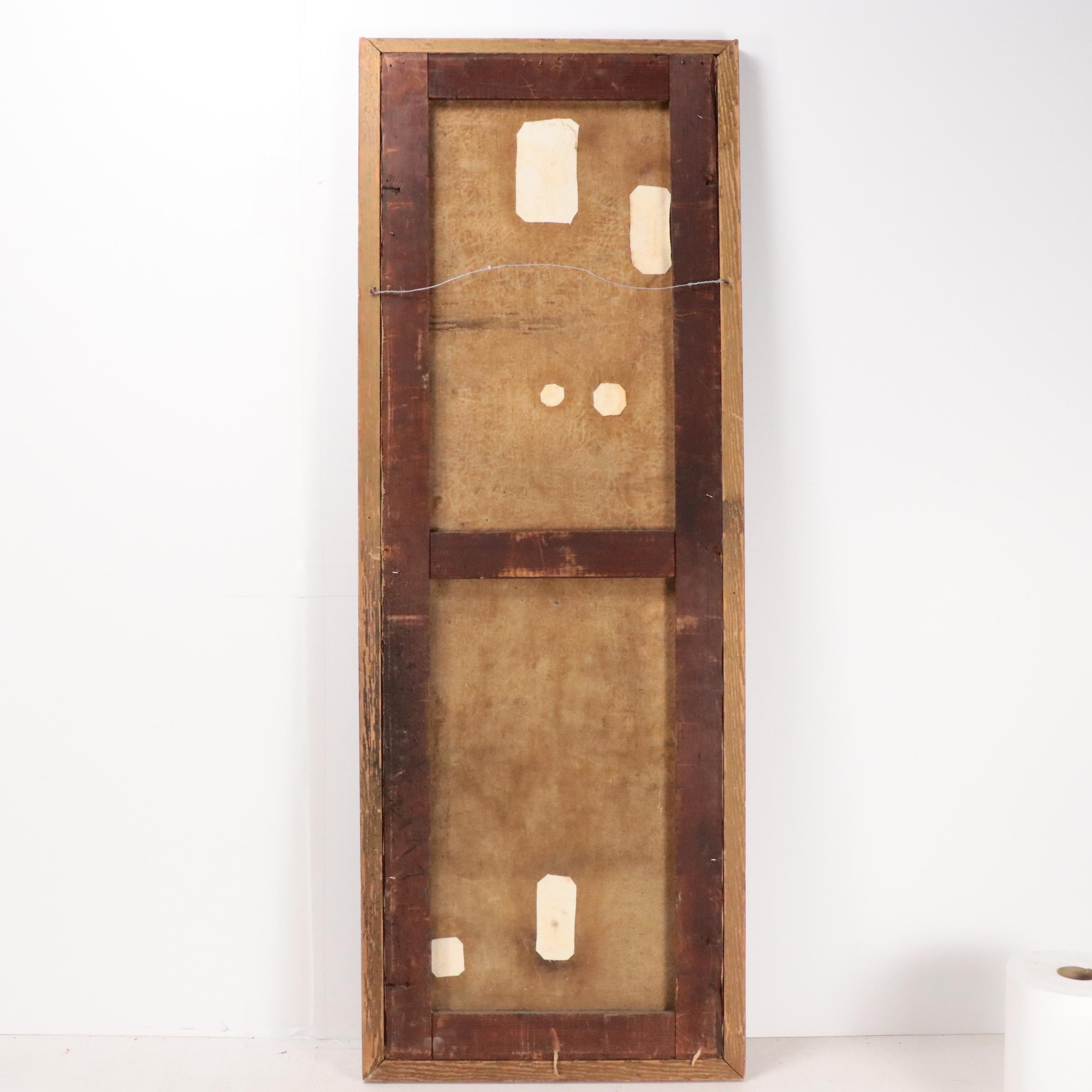 Oil Painting After a European Lithograph of Aphrodite with Doves, 19th Century