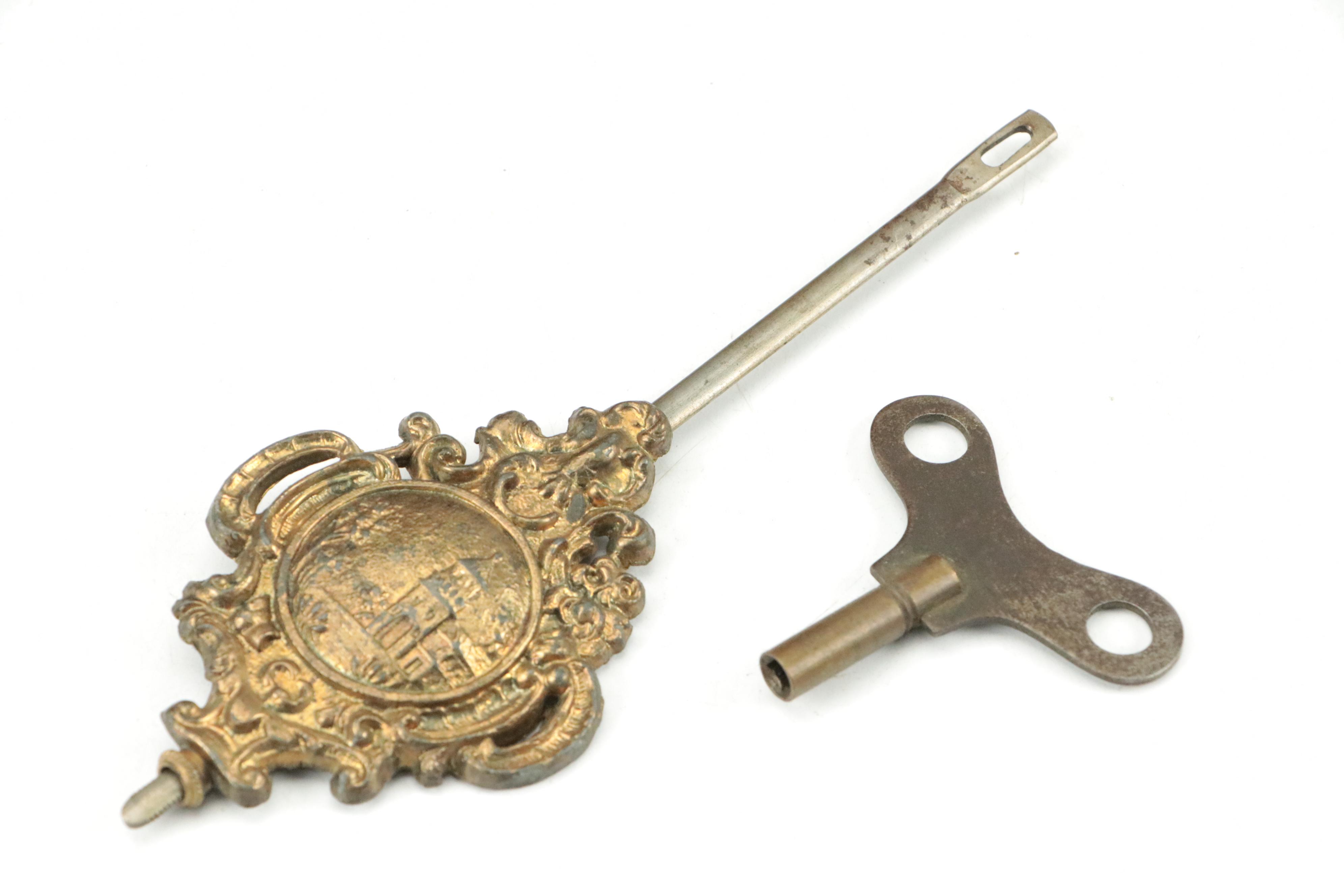 E. Ingraham Co. Victorian Pressed Oak Gingerbread Mantel Clock