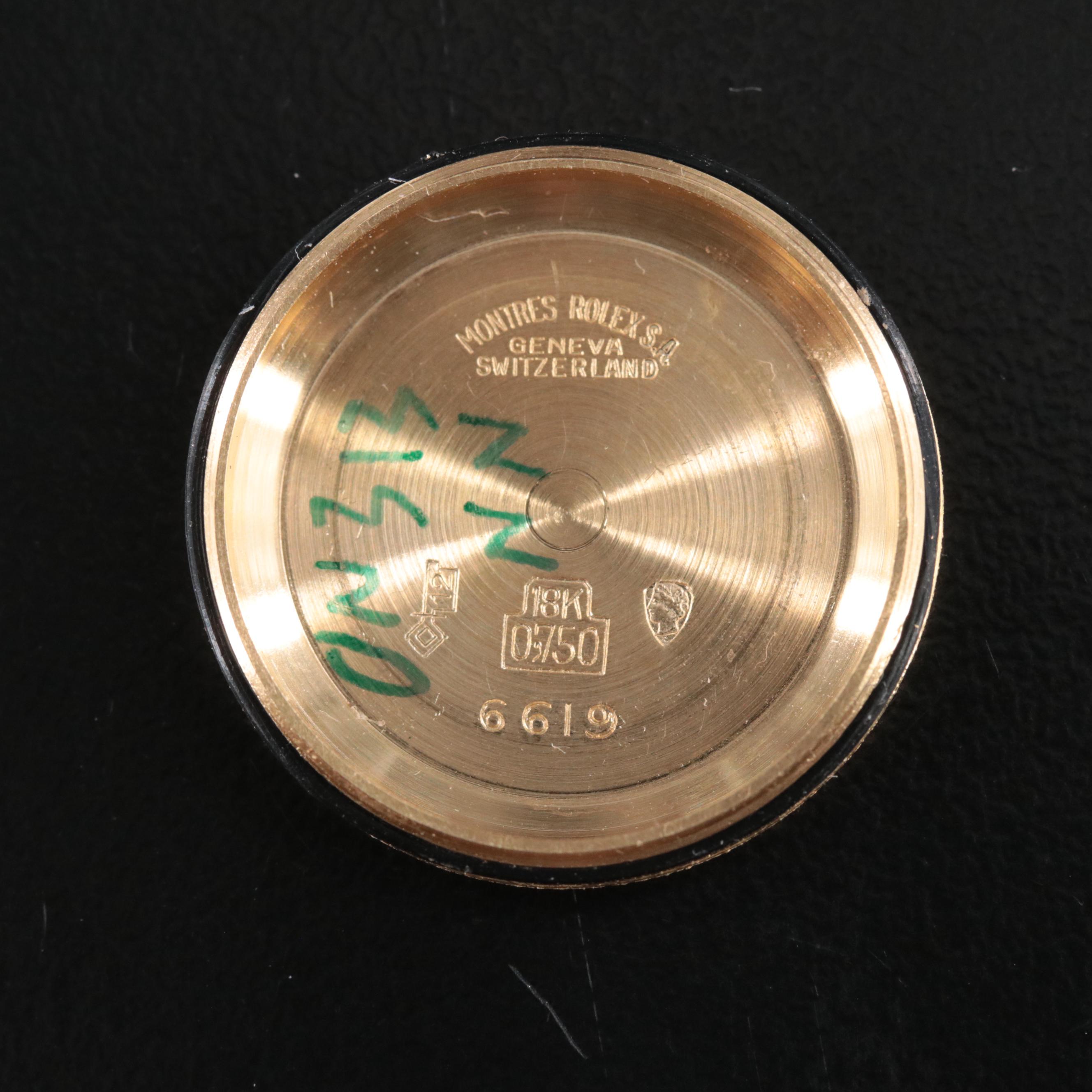 Modified Rolex Custom Mother-of-Pearl, Diamond Dial, Sapphire Bezel Watch