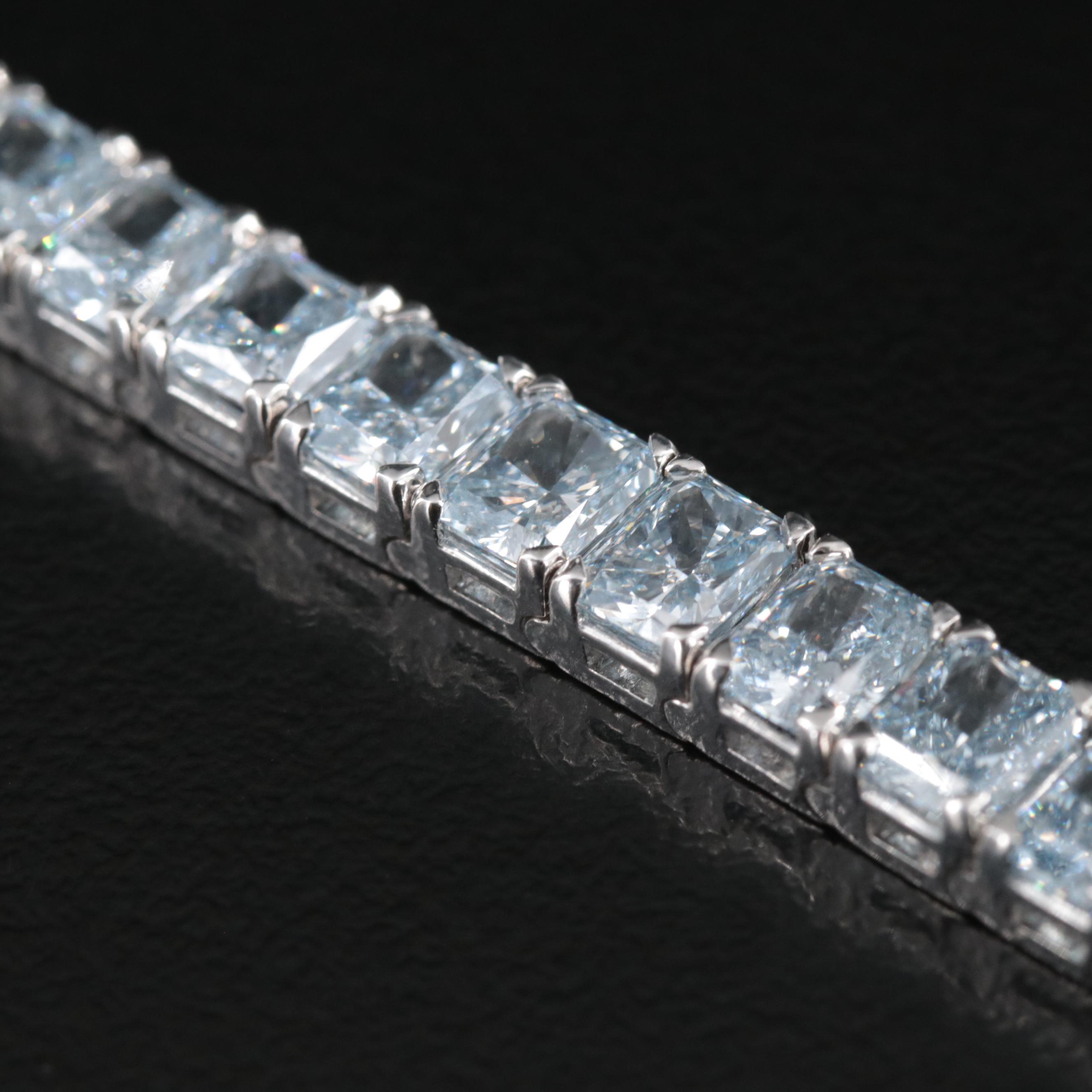 14K 14.25 CTW Lab Grown Diamond Line Bracelet