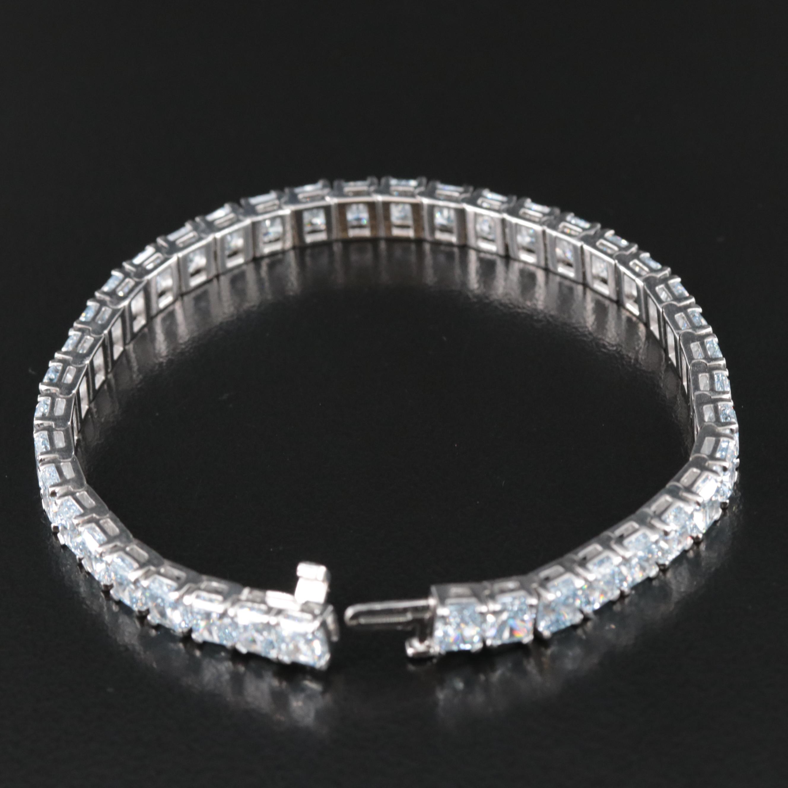 14K 14.25 CTW Lab Grown Diamond Line Bracelet