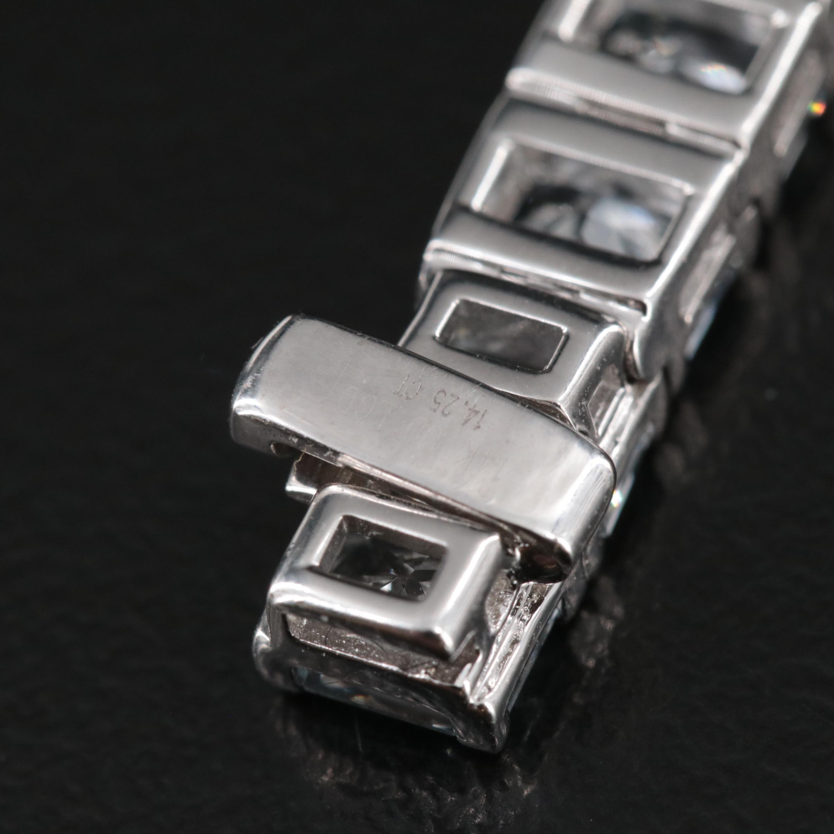 14K 14.25 CTW Lab Grown Diamond Line Bracelet