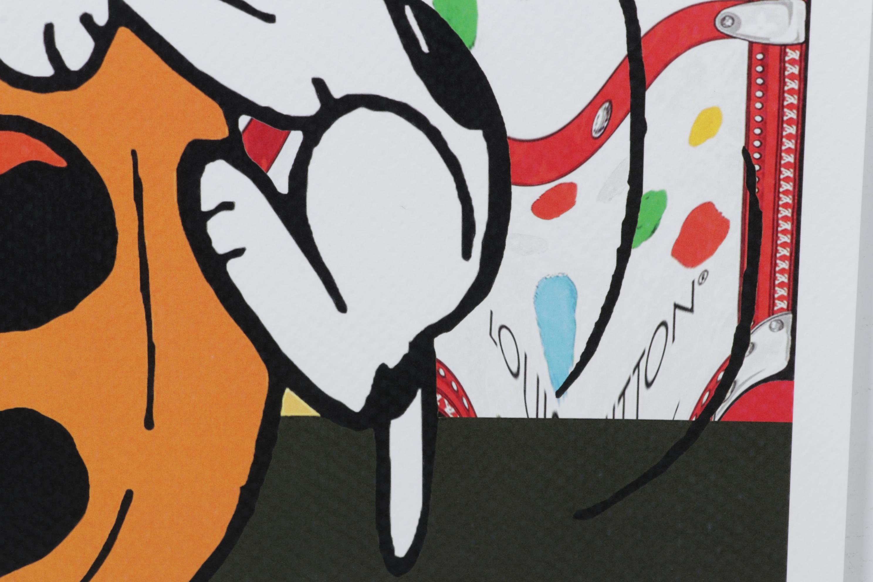 Death NYC Pop Art Giclée of Snoopy x Louis Vuitton, 2023