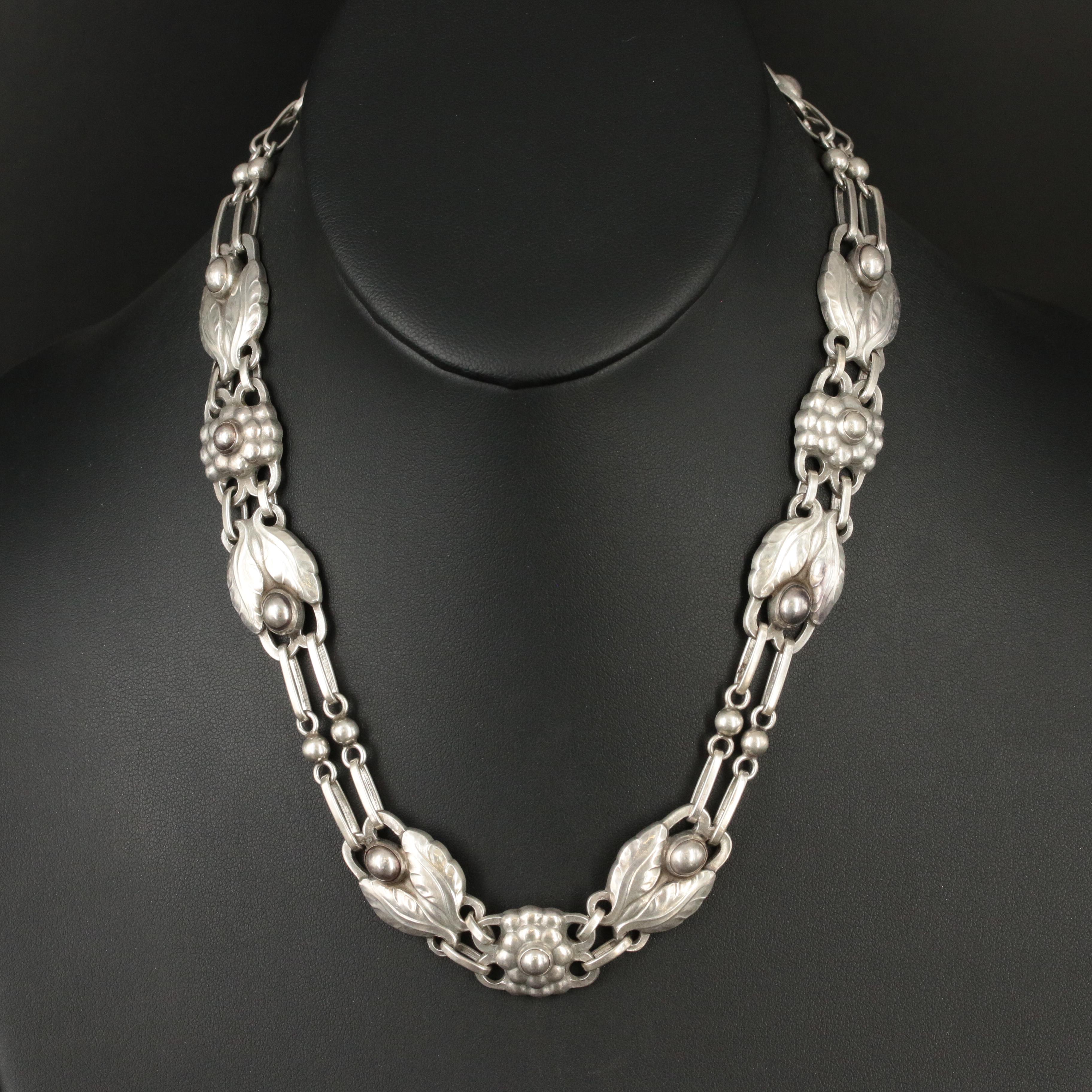 Vintage Georg Jensen Sterling Jewelry Selection