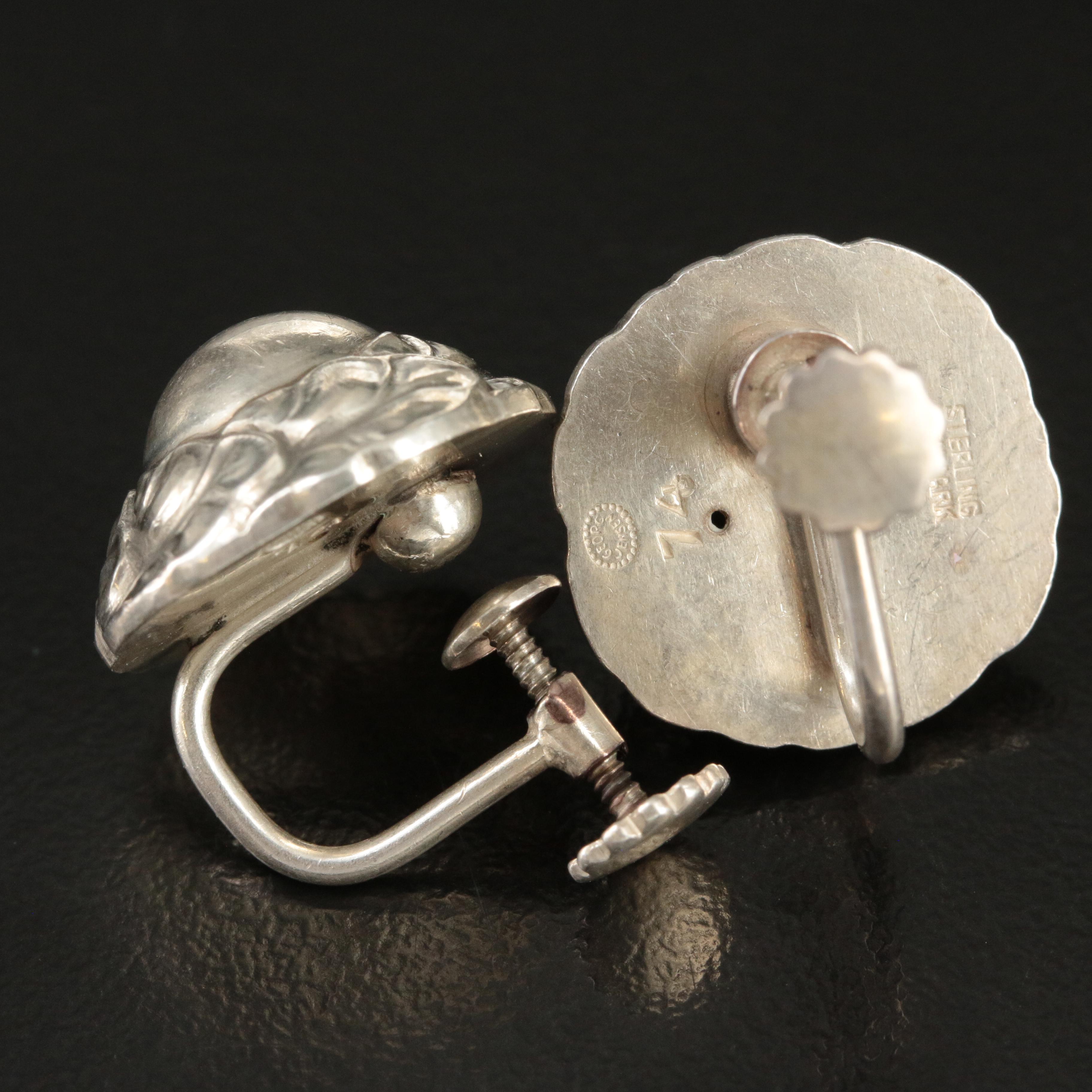 Vintage Georg Jensen Sterling Jewelry Selection