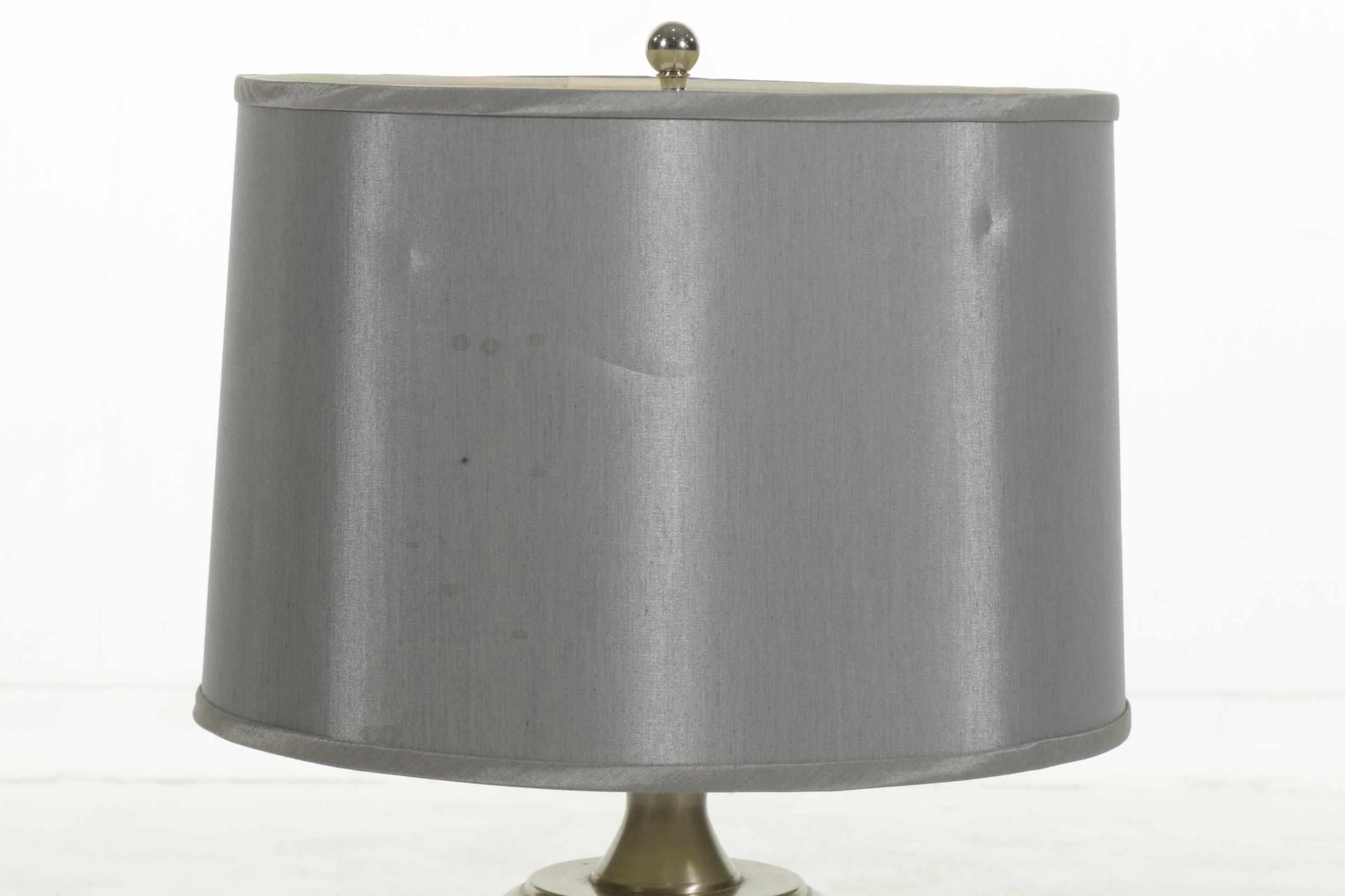 Contemporary Chrome Finished Table Lamp