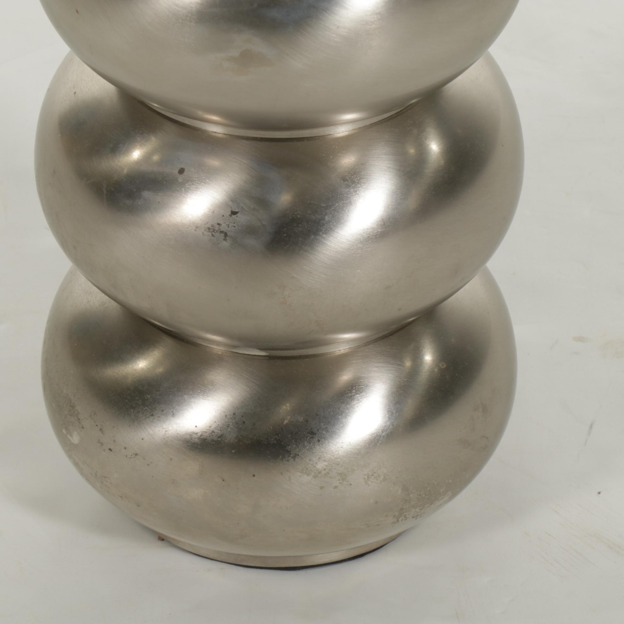 Contemporary Chrome Finished Table Lamp