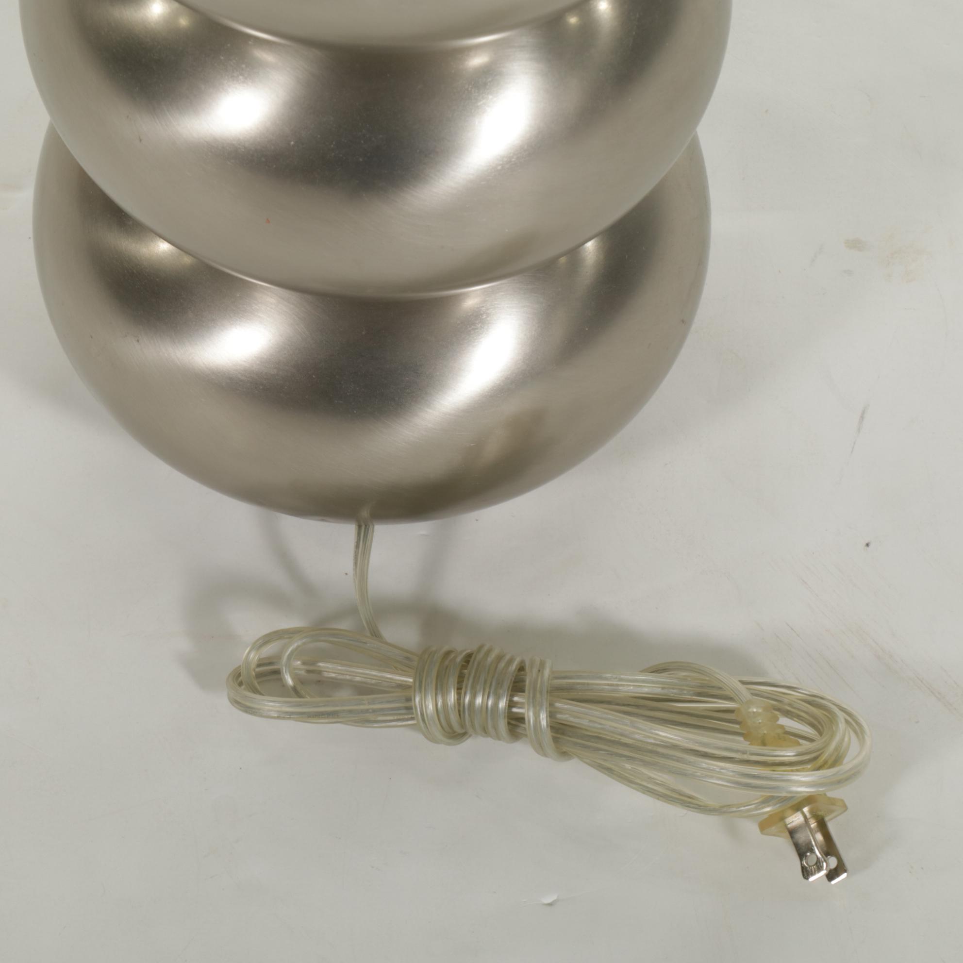 Contemporary Chrome Finished Table Lamp