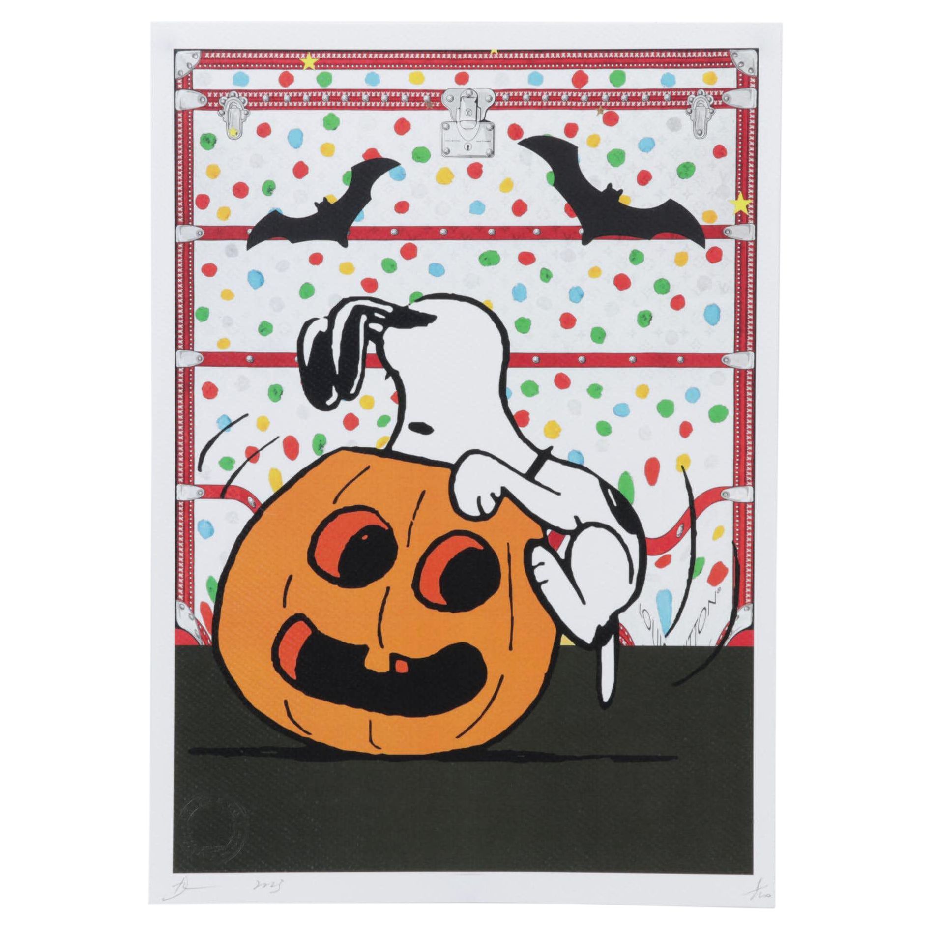 Death NYC Pop Art Giclée of Snoopy x Louis Vuitton, 2023